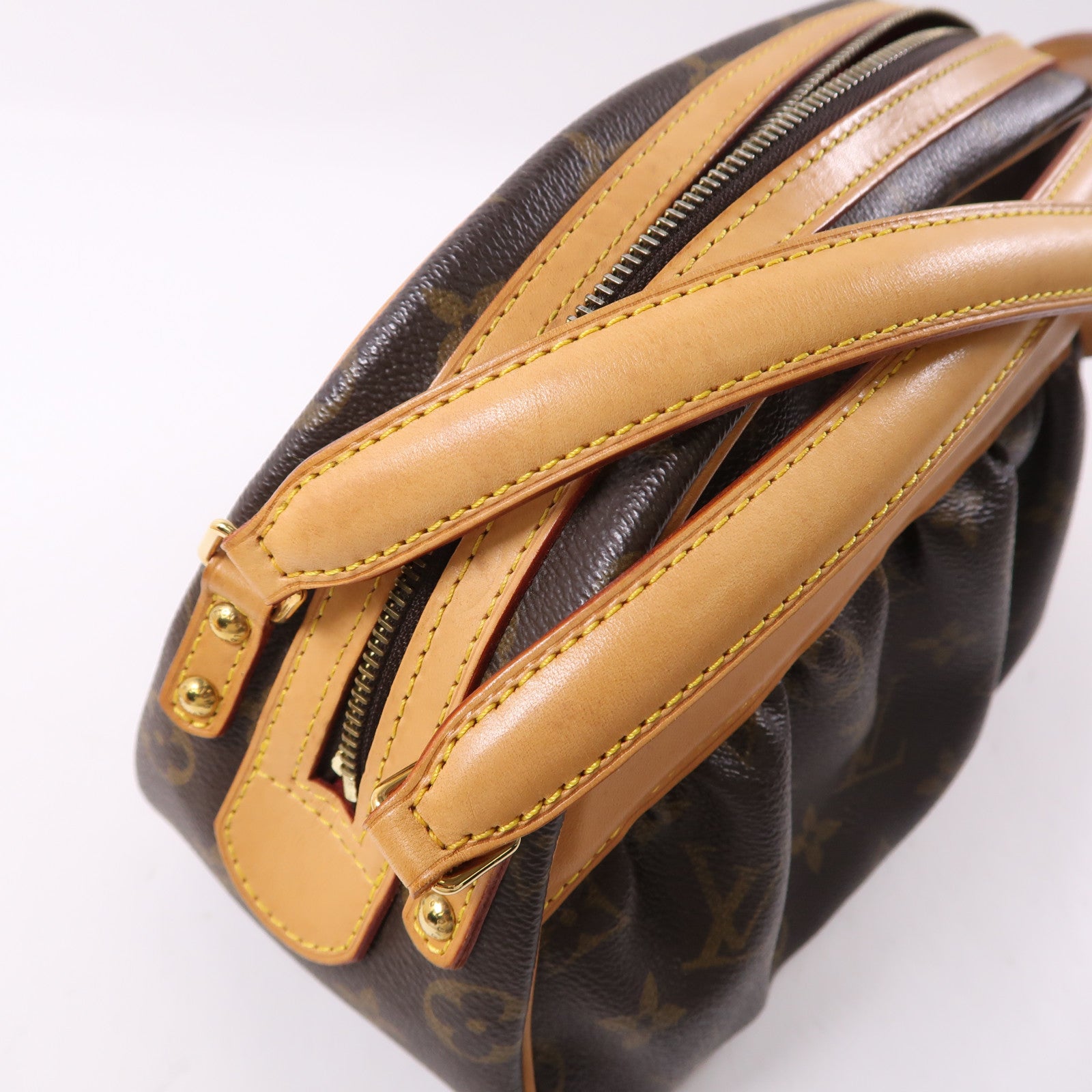 LOUIS VUITTON Monogram Klara金扣肩背袋啡色