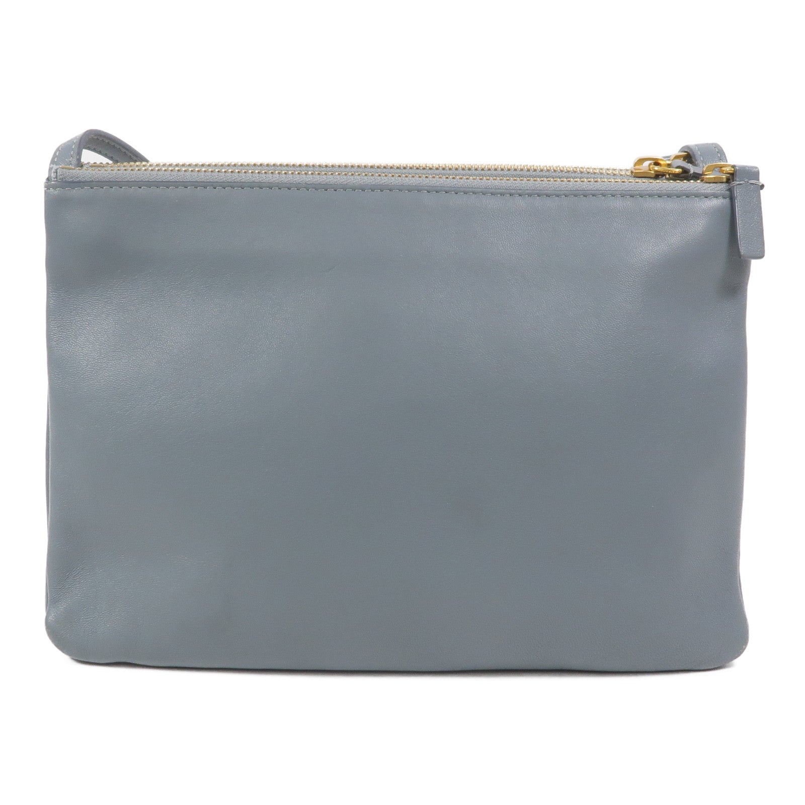 CELINE 牛皮皮革Trio肩背袋