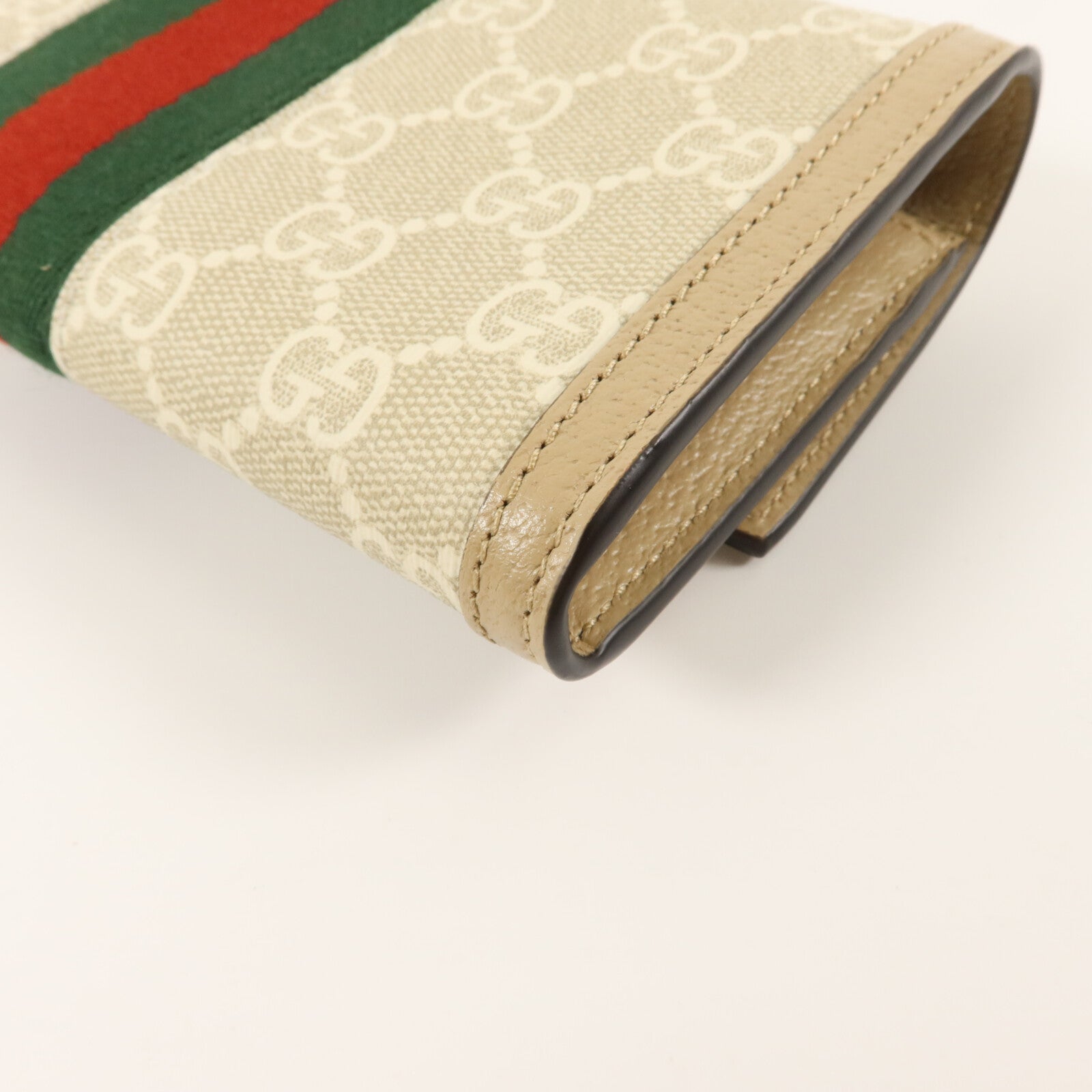 GUCCI 塗層帆布Ophidia GG Supreme Long Wallet長錢包