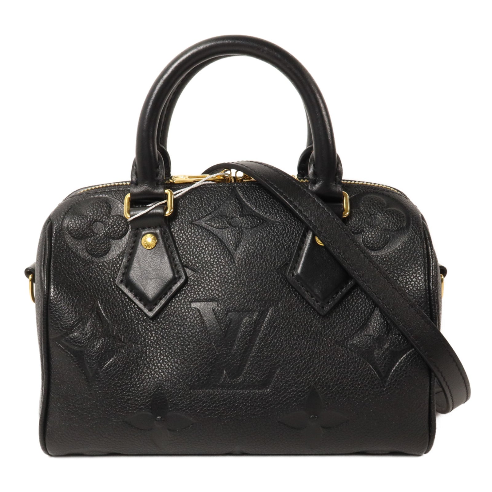 LOUIS VUITTON Monogram Empreinte Speedy Bandouliere 20手挽肩背兩用袋