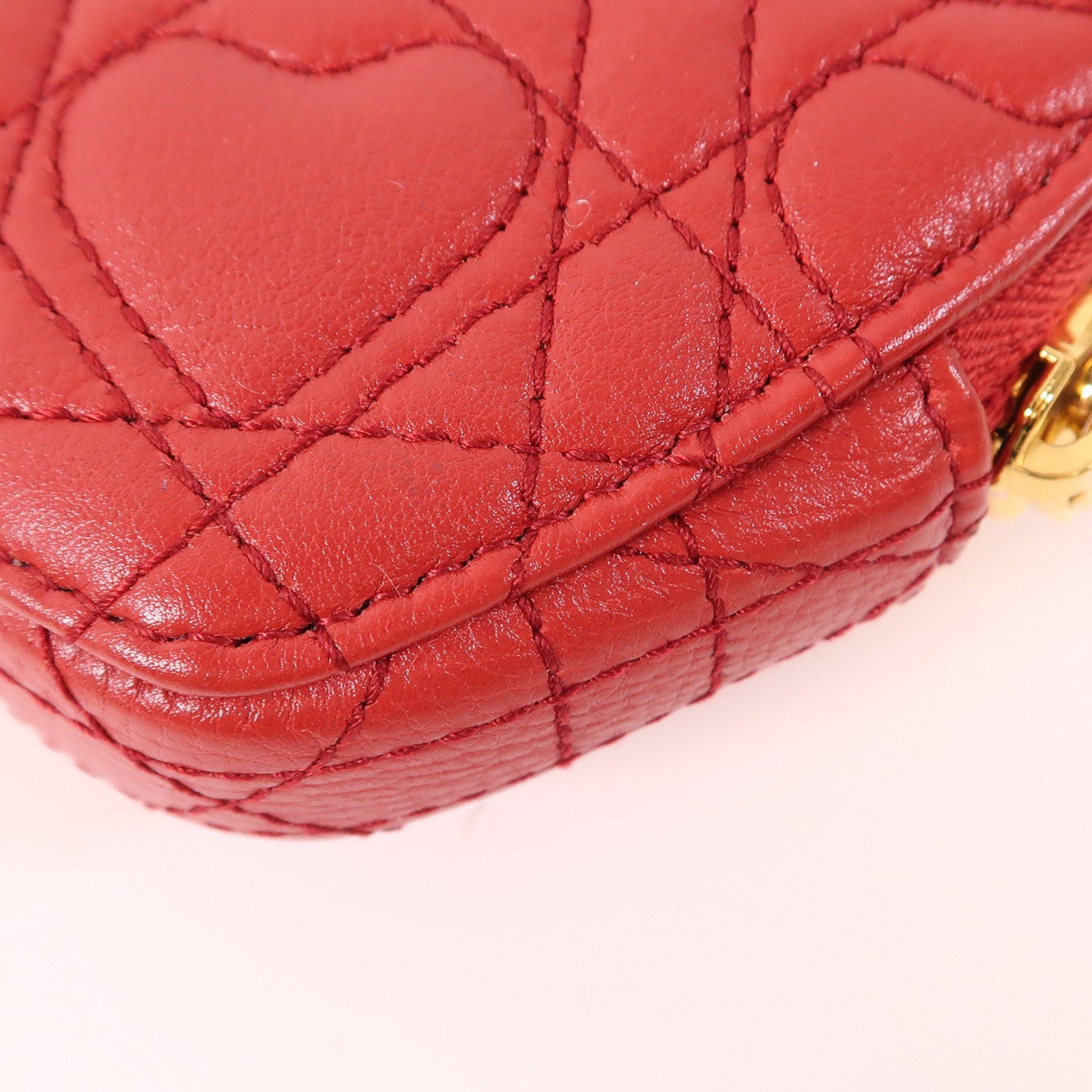 Dior 羊皮皮革Chain Shoulder金扣鏈帶肩背袋