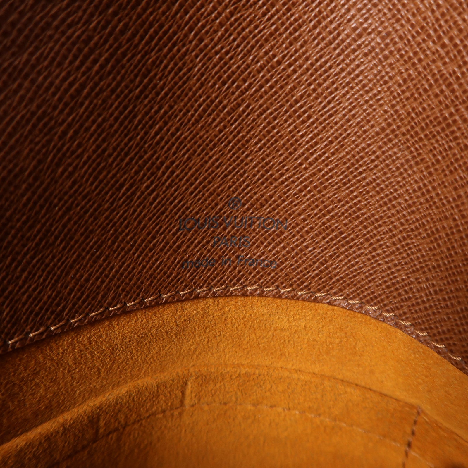 LOUIS VUITTON Monogram Musette金扣肩背袋棕色
