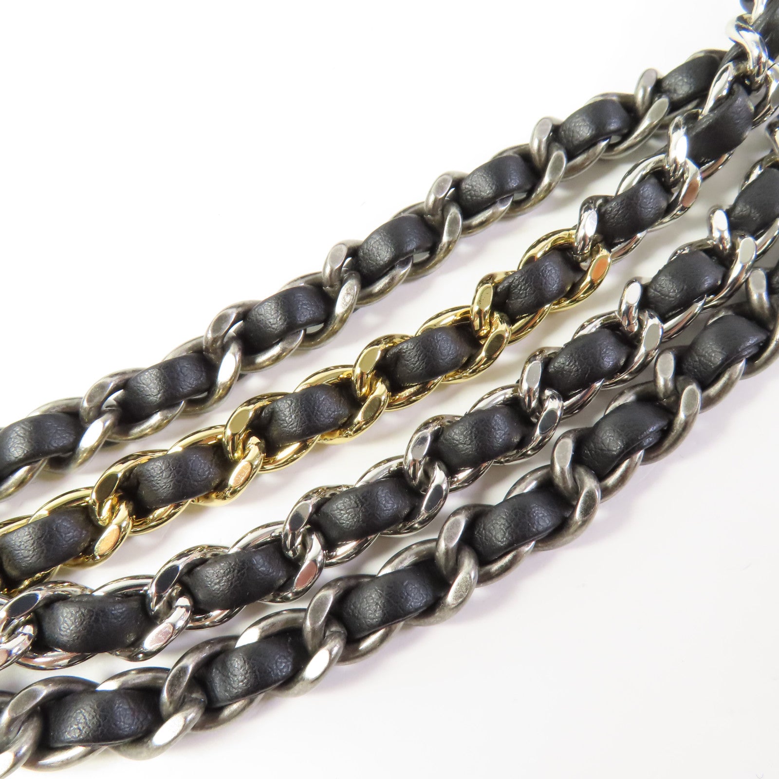 CHANEL 【激減優惠】牛皮皮革Gabrielle Medium鏈帶肩背袋