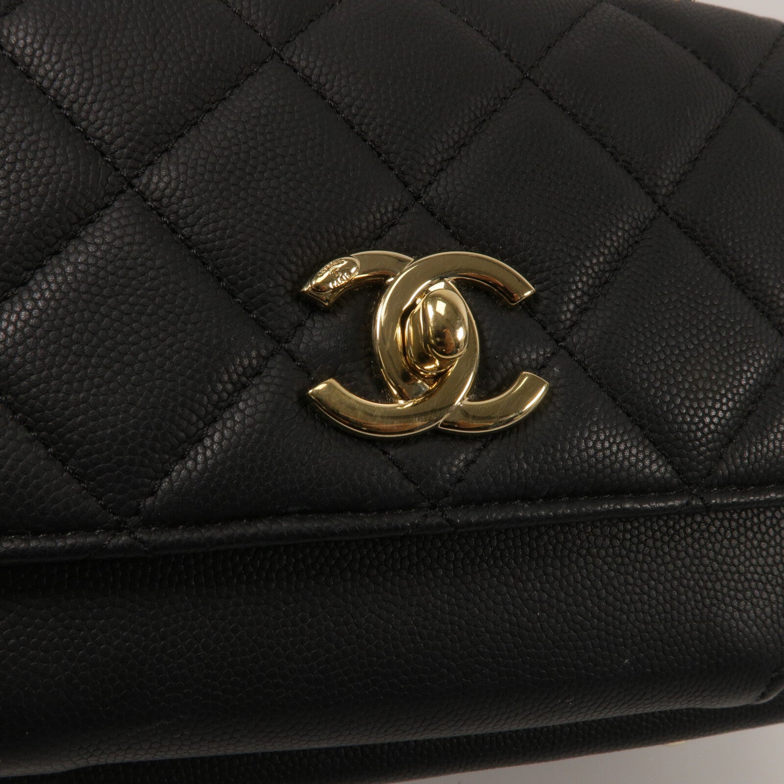 CHANEL 牛皮皮革Business Affinity鏈帶手挽肩背兩用袋