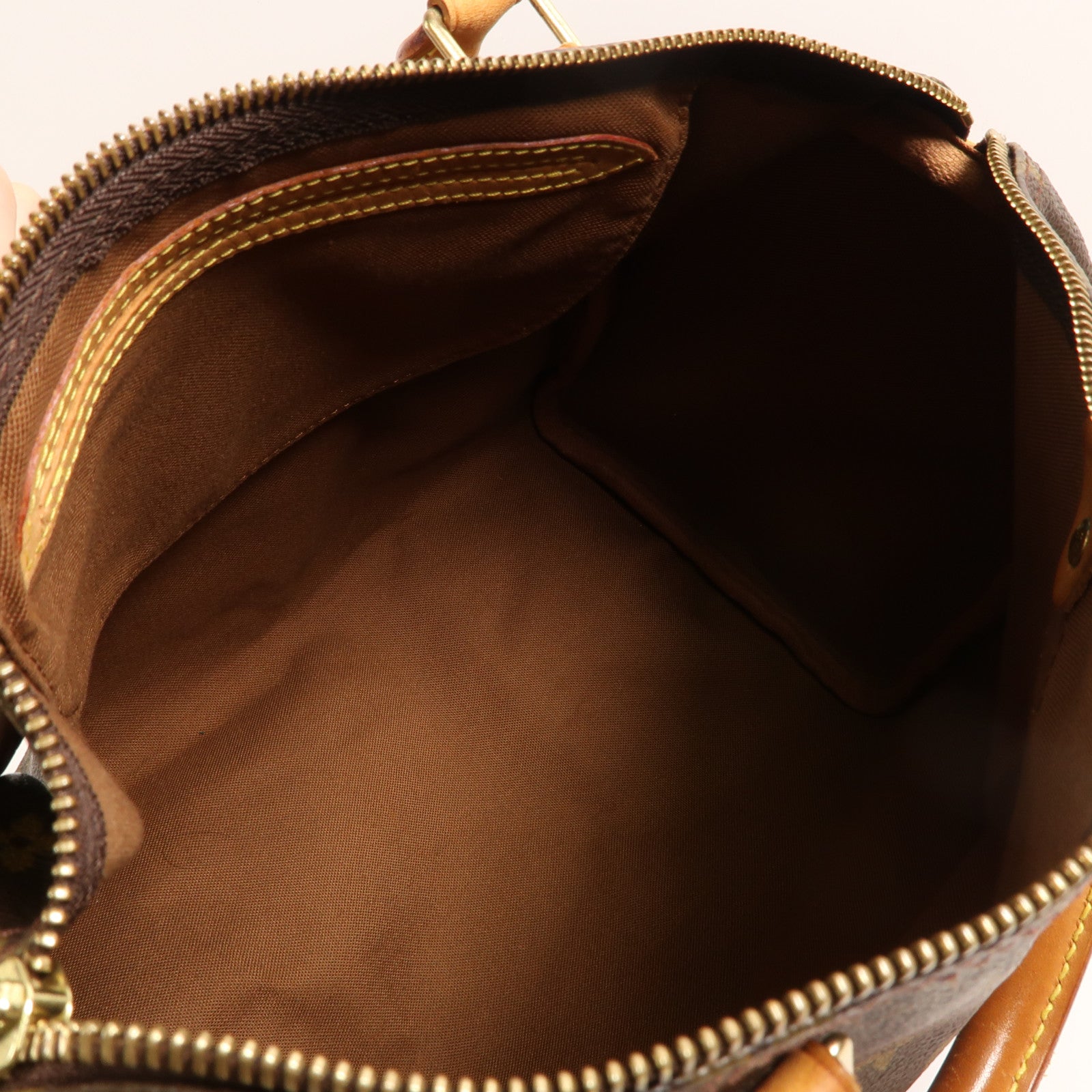 LOUIS VUITTON Monogram Speedy 30金扣手挽袋棕色