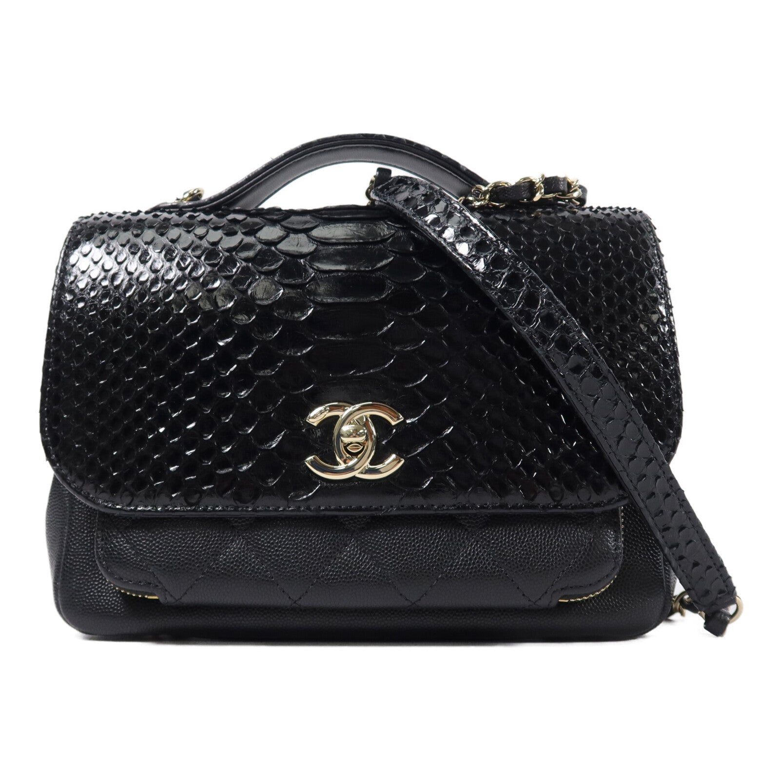 CHANEL 珍稀皮革Business Affinity手挽肩背兩用袋