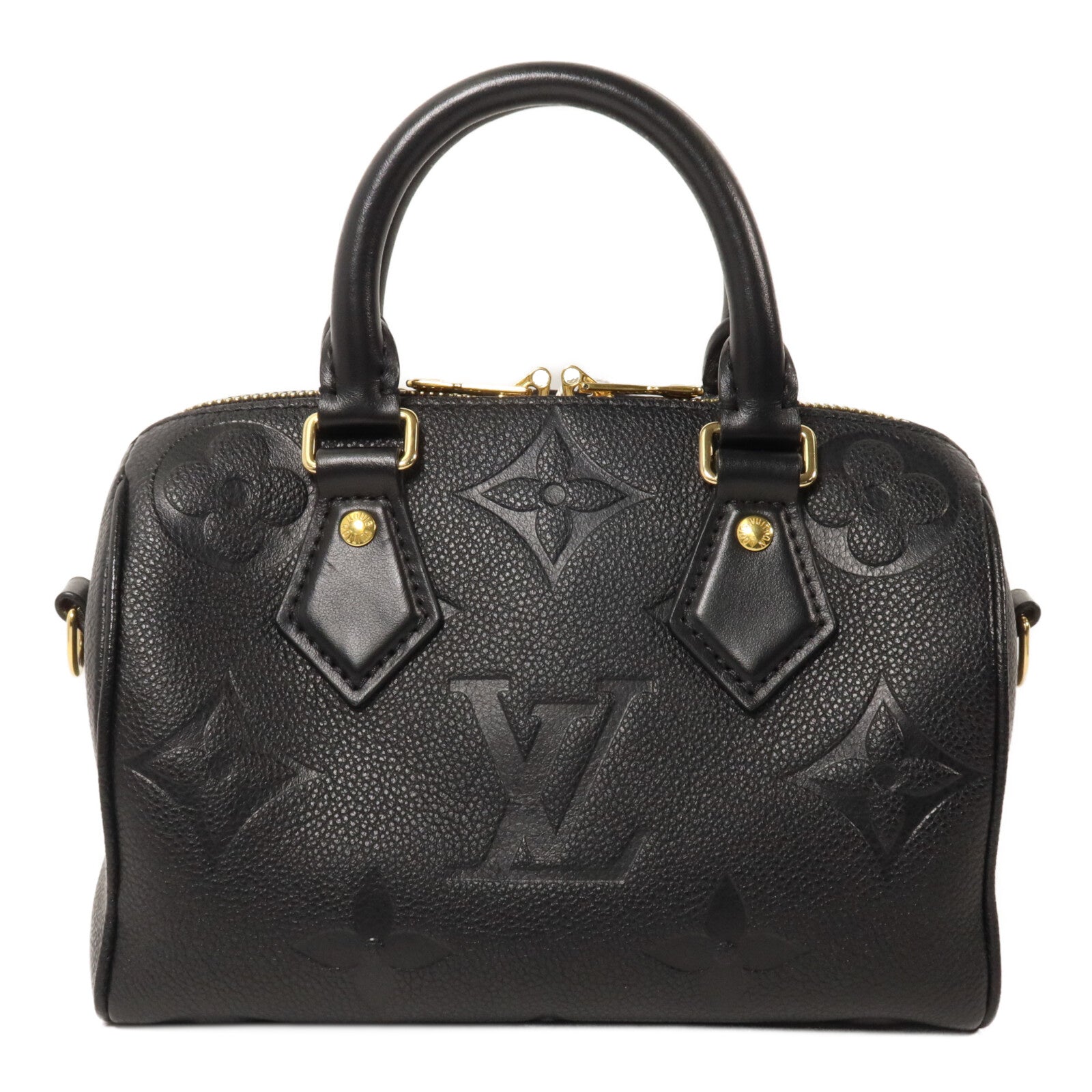 LOUIS VUITTON Monogram Empreinte Speedy Bandouliere 20手挽肩背兩用袋