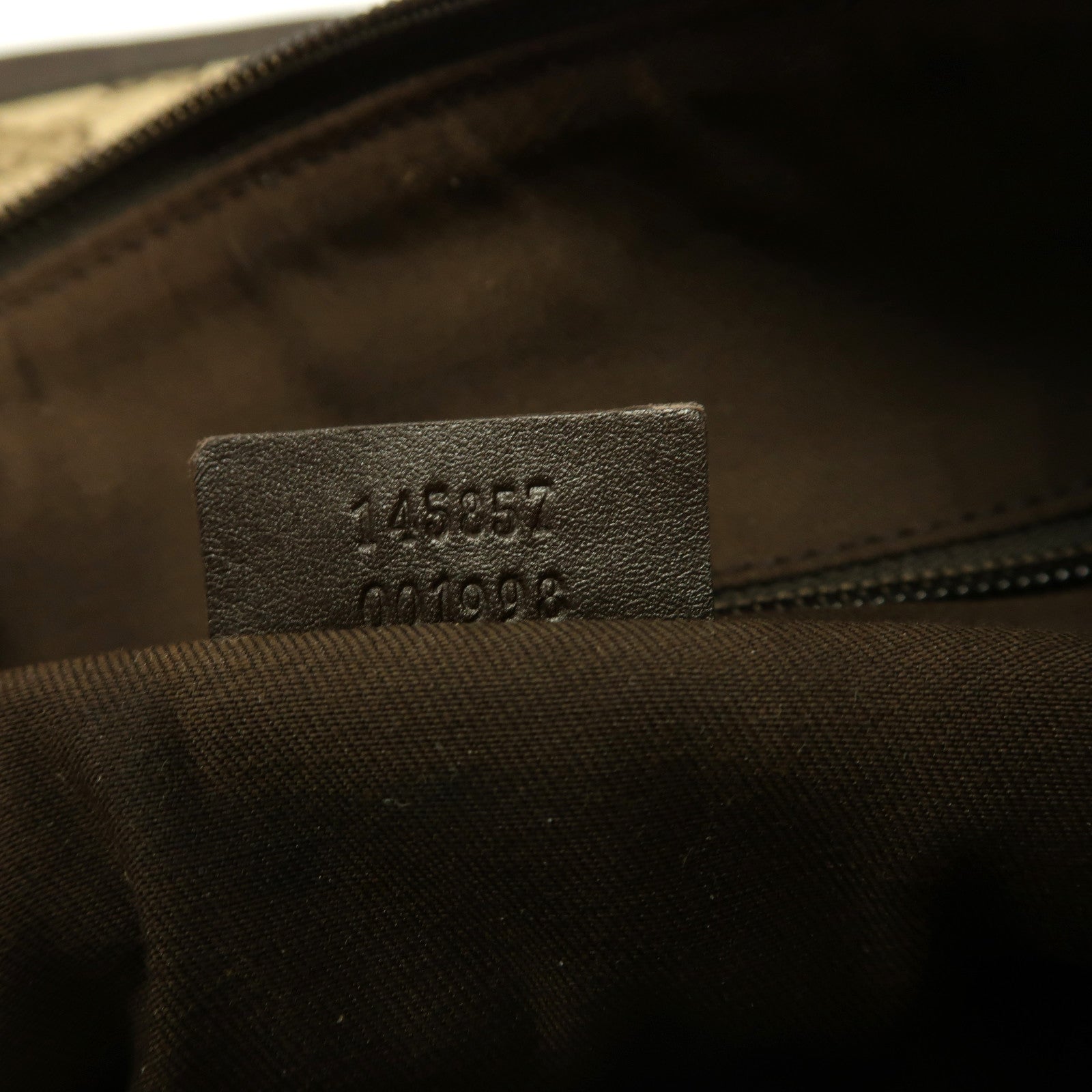 GUCCI 【激減優惠】帆布Shoulder Bag銀扣肩背袋啡色