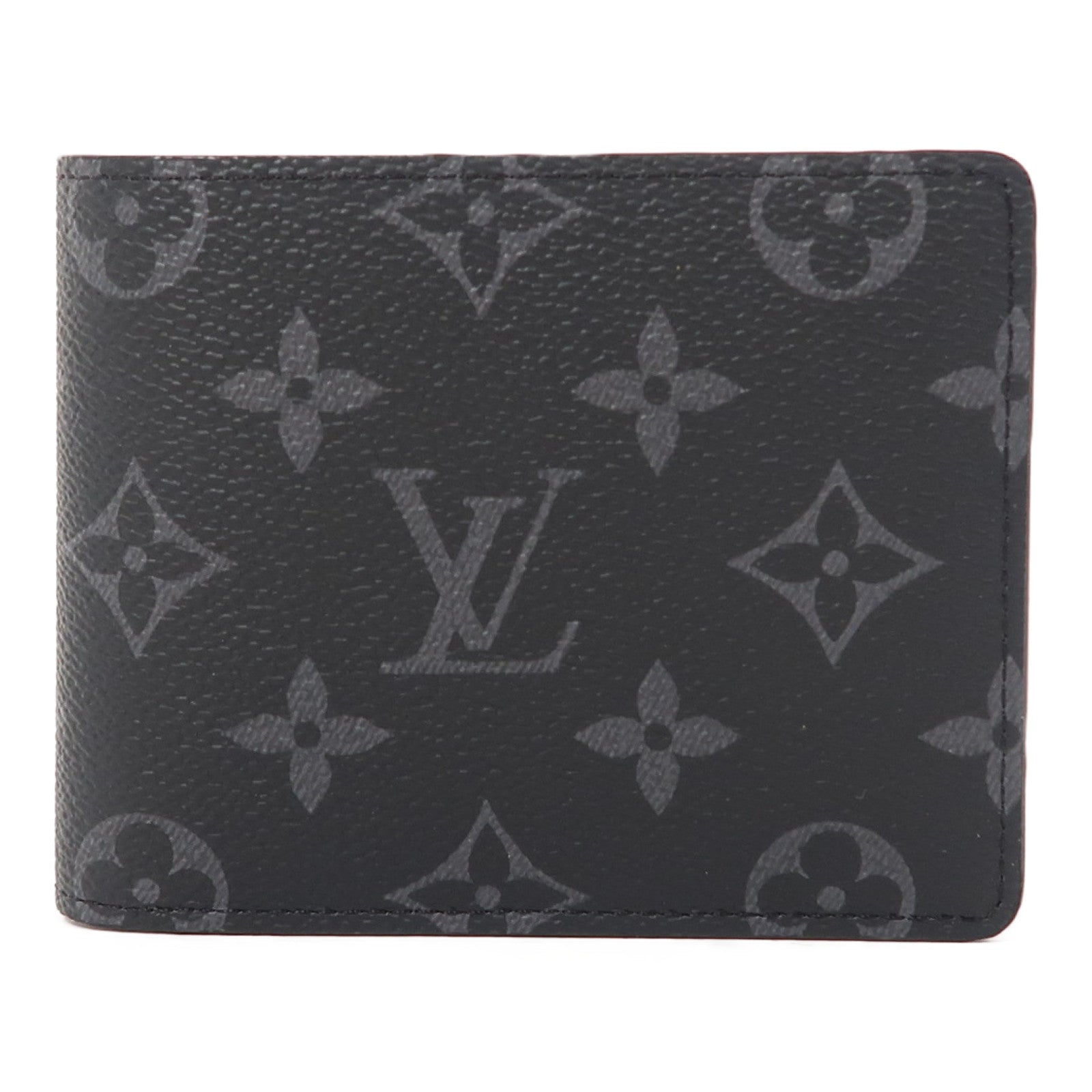 LOUIS VUITTON Monogram Eclipse Multiple Wallet錢包黑色