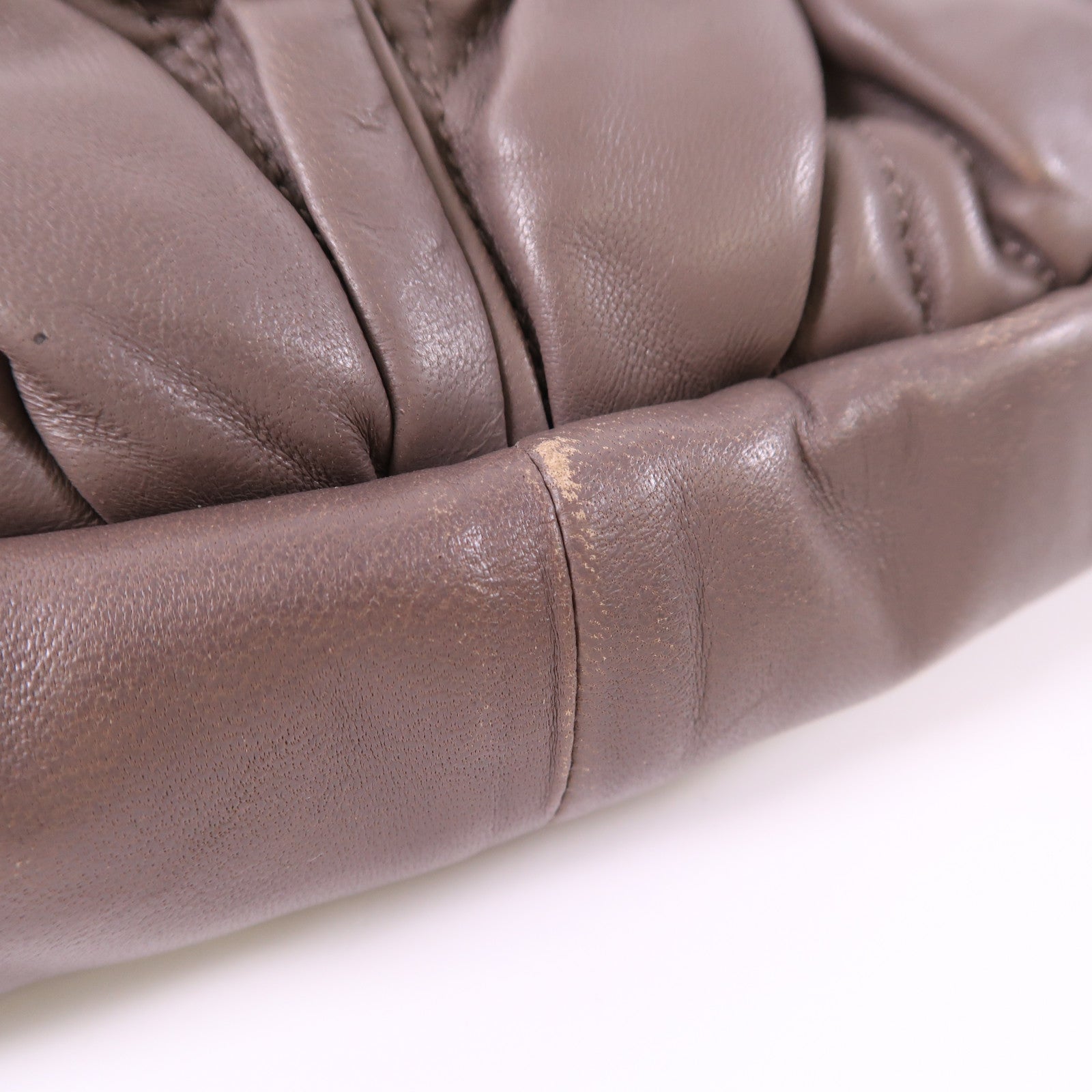 Miu Miu 羊皮皮革Shoulder Bag金扣手挽肩背兩用袋