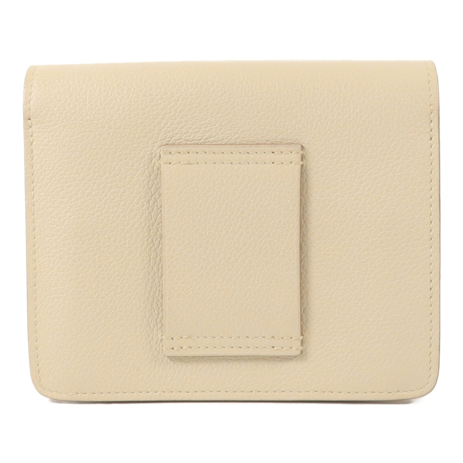 HERMES Evercolor皮革Roulis Slim錢包Nata