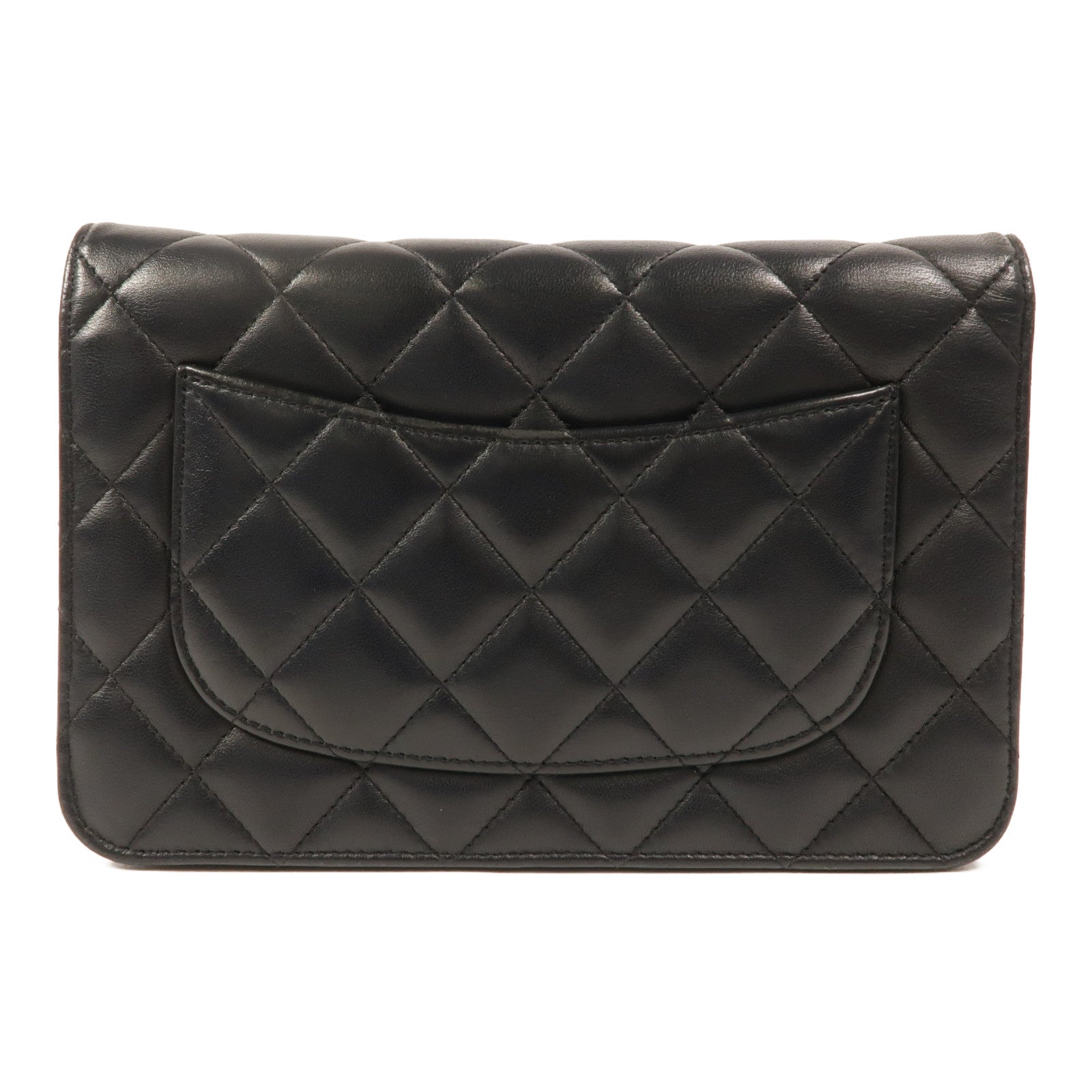 CHANEL 羊皮皮革WOC Wallet On Chain鏈帶肩背袋
