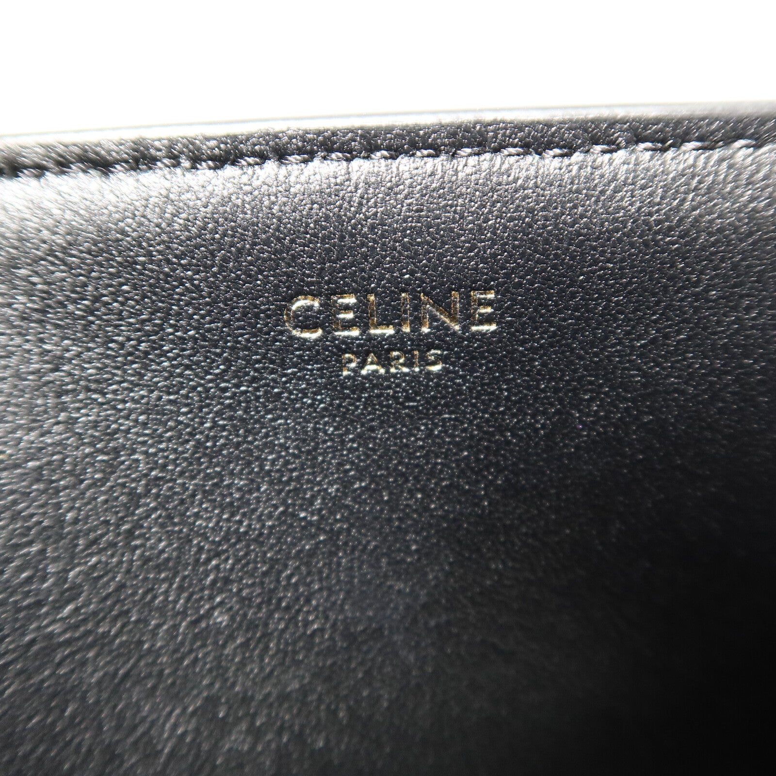CELINE 牛皮皮革Louise Bucket Medium手挽肩背兩用袋