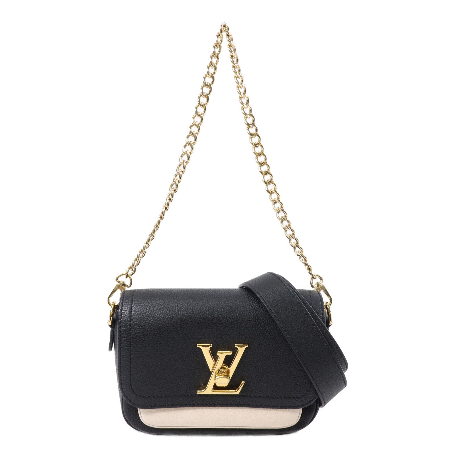 LOUIS VUITTON 牛皮皮革Lockme Tender手挽肩背兩用袋