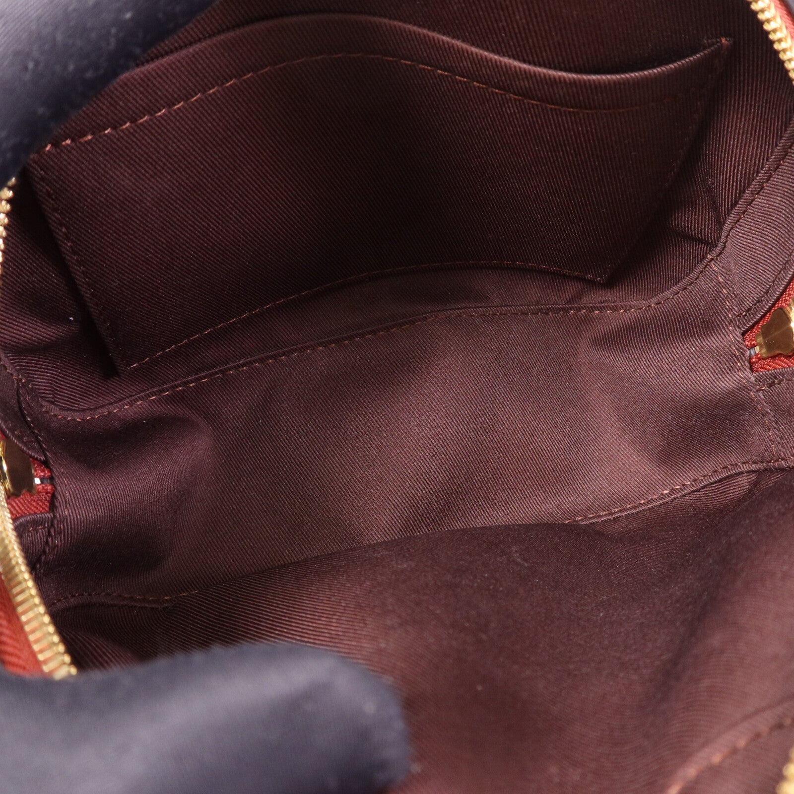 LOUIS VUITTON Monogram Deauville Mini金扣肩背袋