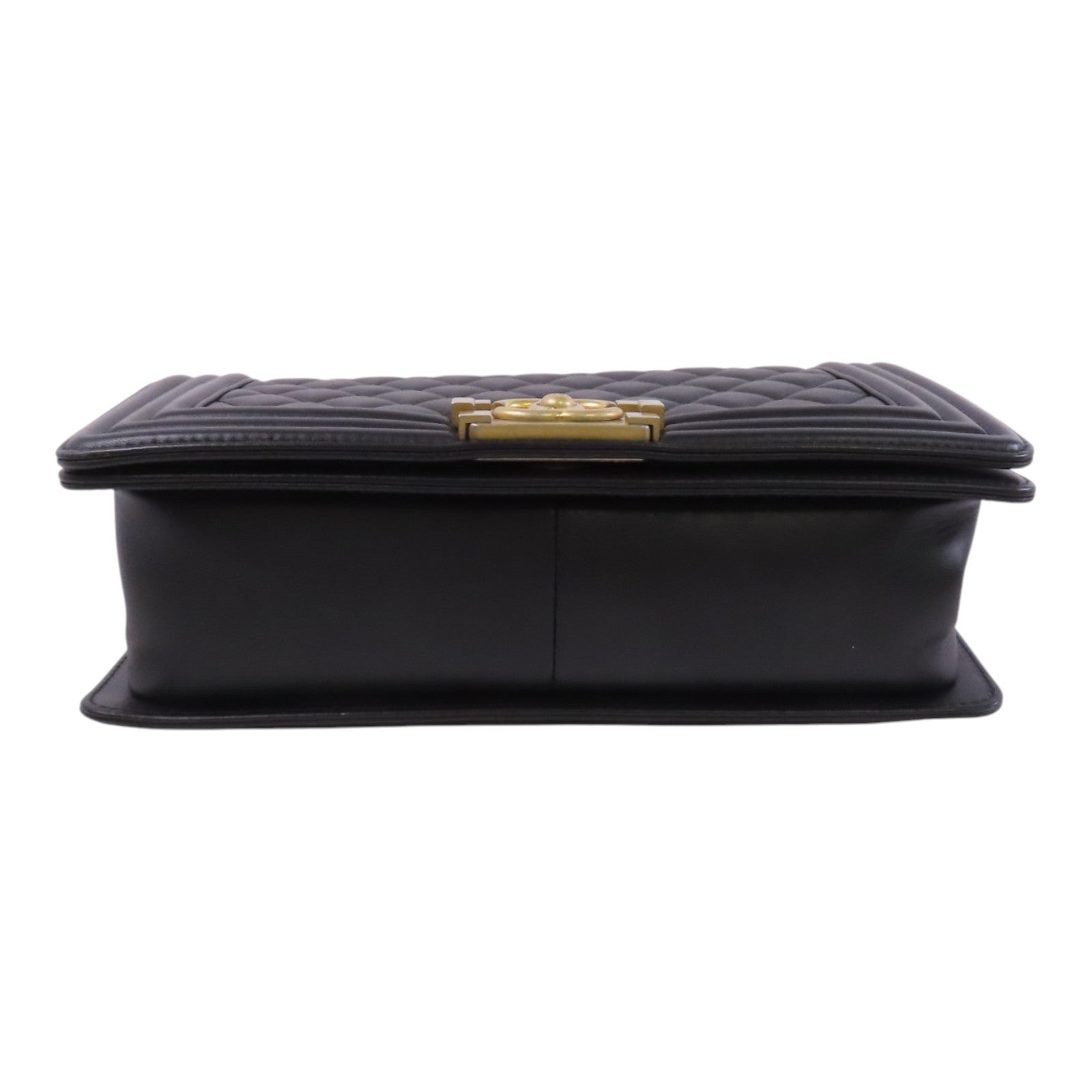 CHANEL 羊皮皮革Boy Chanel 25金扣鏈帶肩背袋