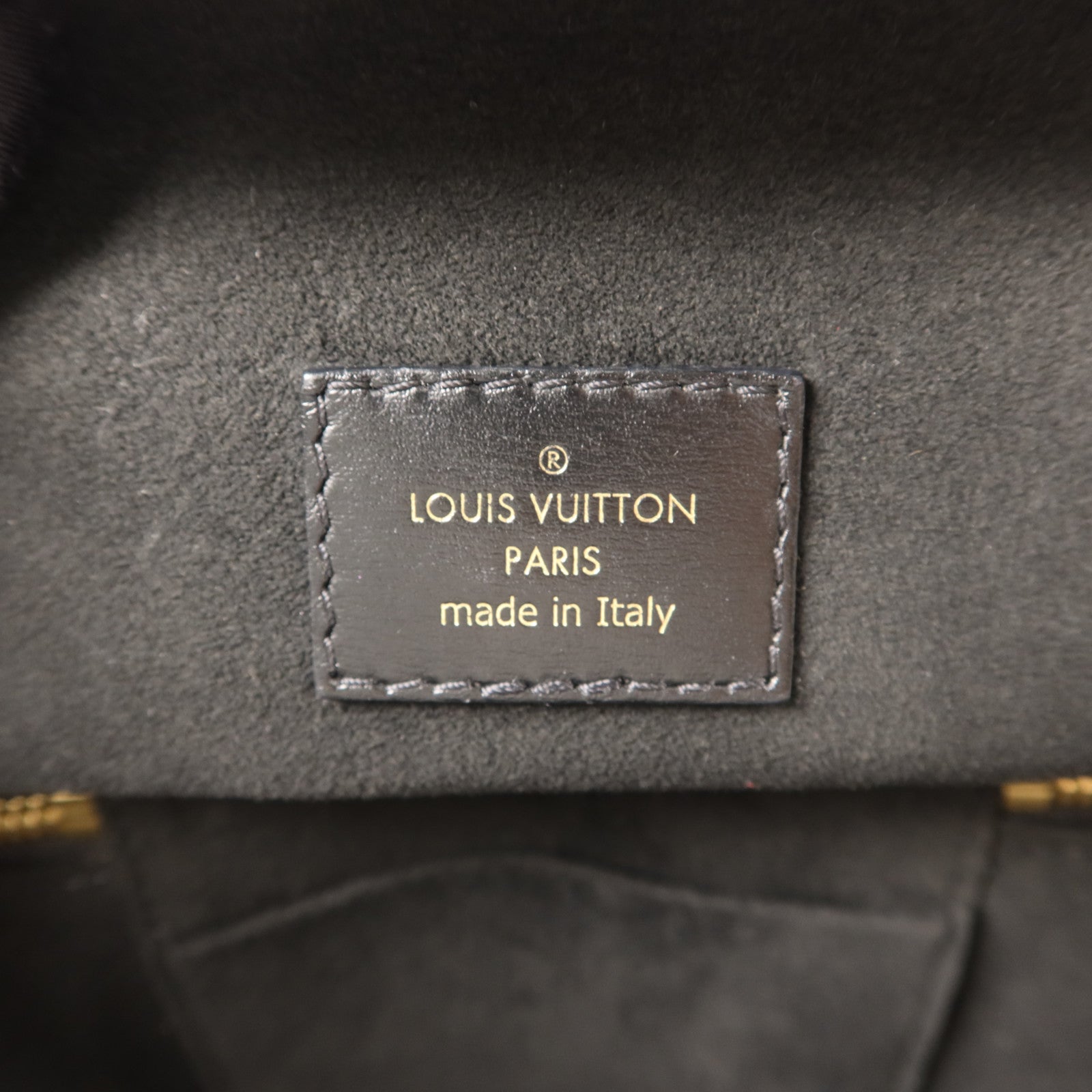 LOUIS VUITTON Monogram Empreinte Vanity Case金扣手挽肩背兩用袋