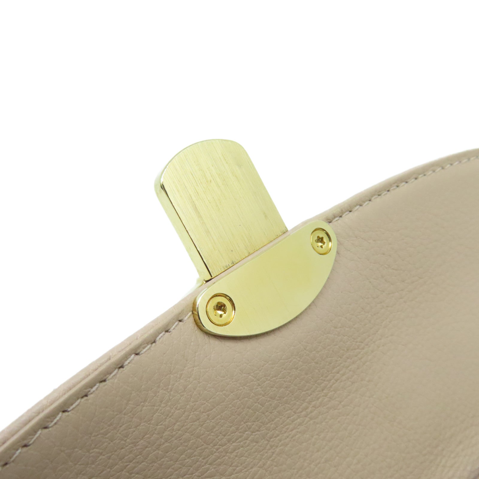 LOUIS VUITTON Mahina Amelia Coquille Long Wallet金扣長錢包杏色