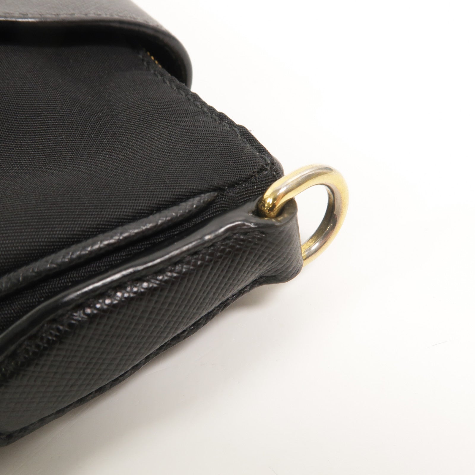 PRADA 尼龍Shoulder Bag鏈帶肩背袋