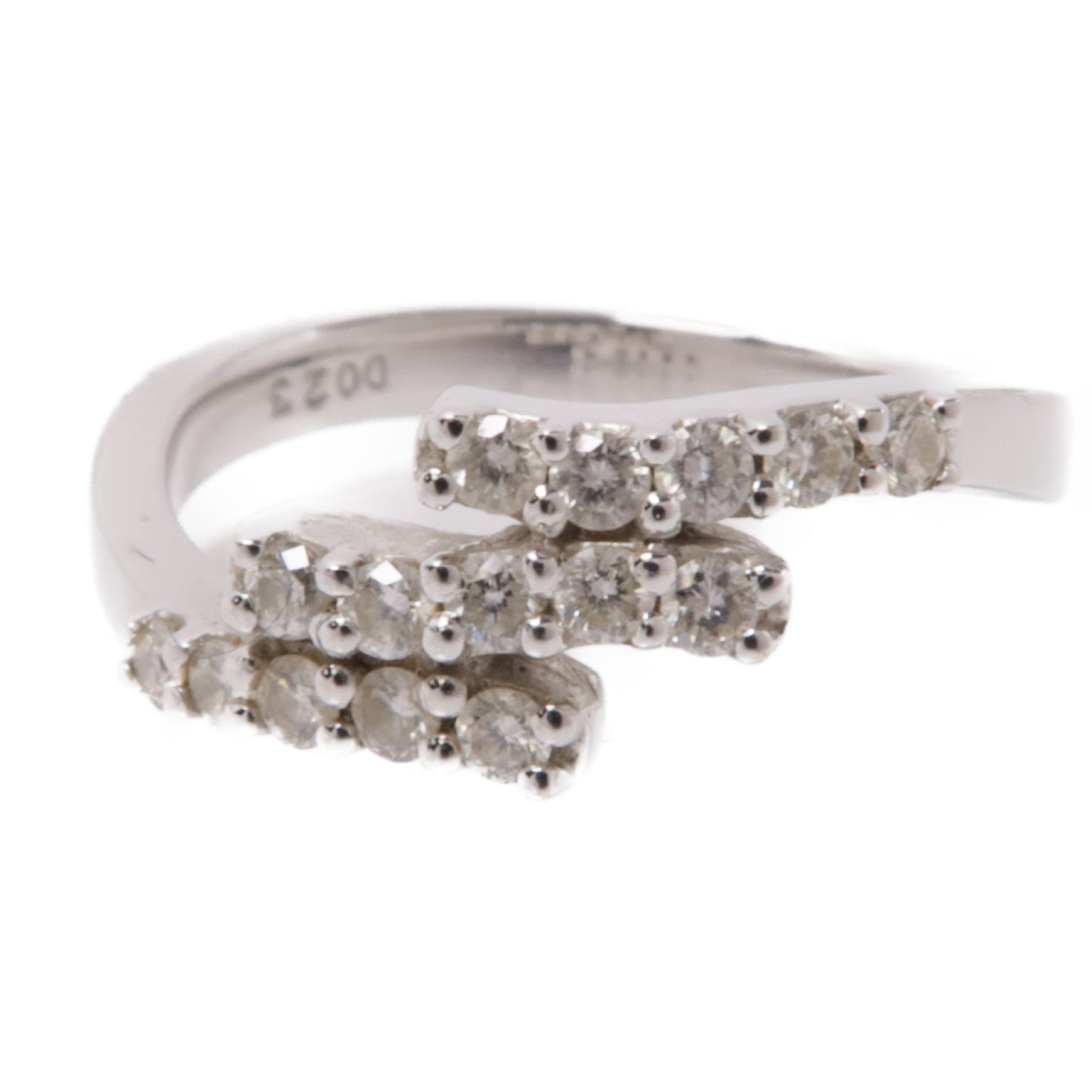 JEWELRY 【激減優惠】18K白金Diamond Ring鑽石戒指US#3.5