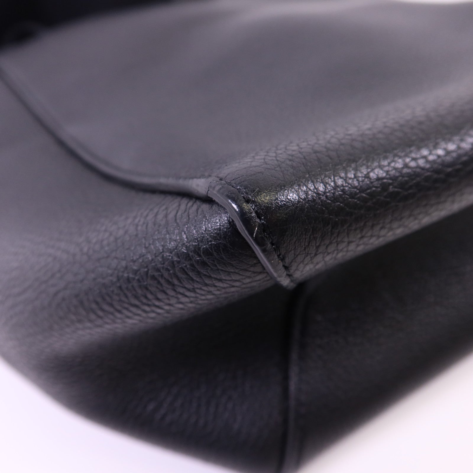 CELINE 牛皮皮革Sangle Bucket Small金扣肩背袋