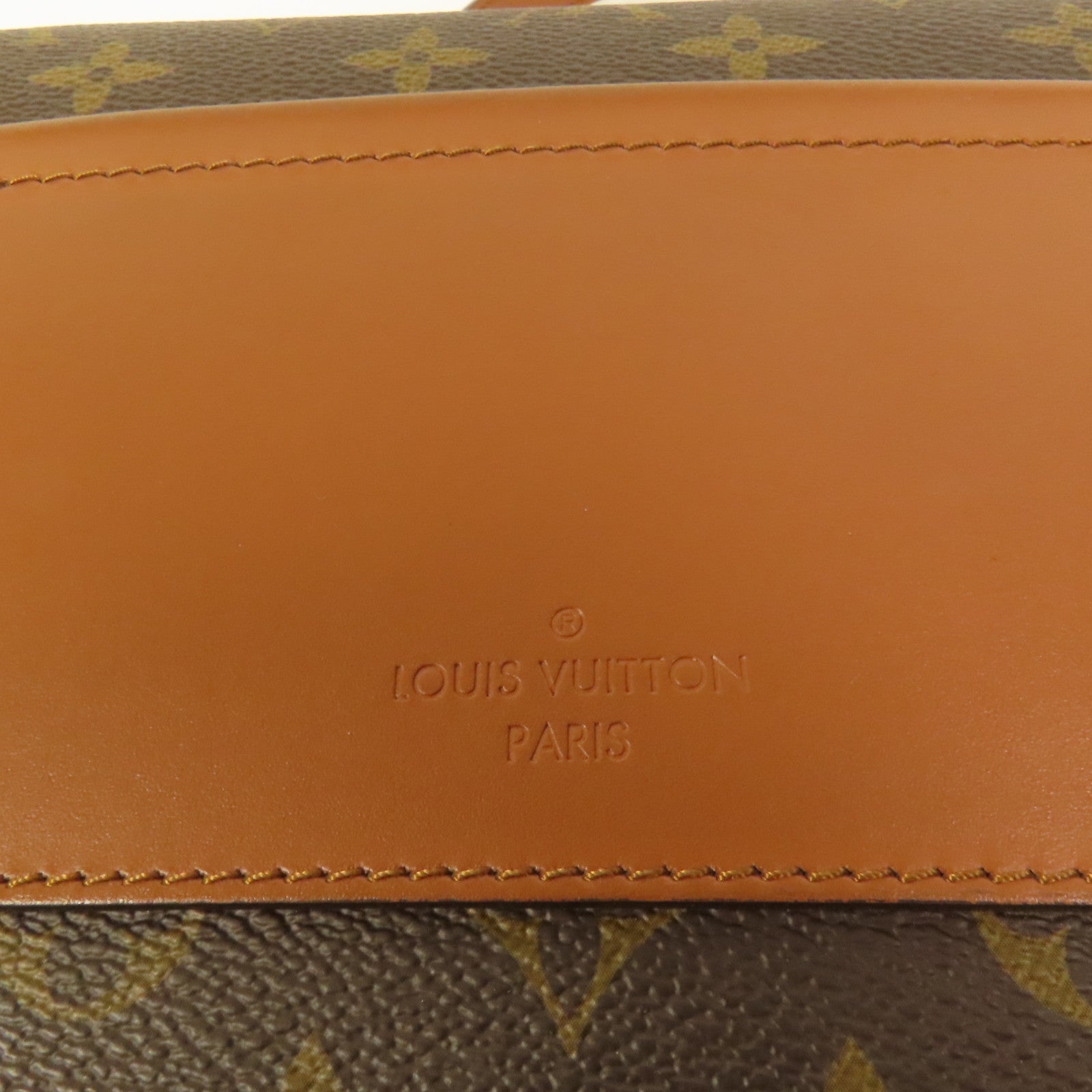 LOUIS VUITTON Monogram Marceau金扣鏈帶肩背袋棕色