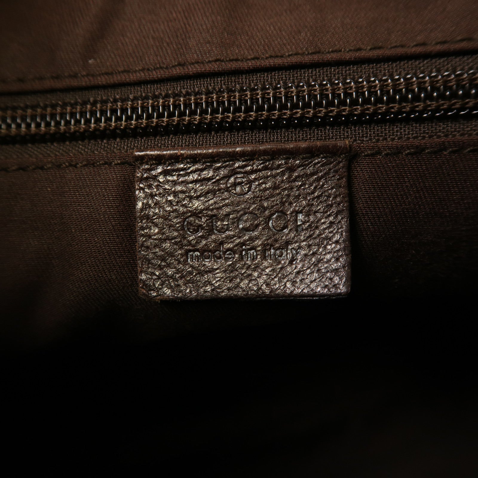 GUCCI 帆布Shoulder Bag銀扣肩背袋