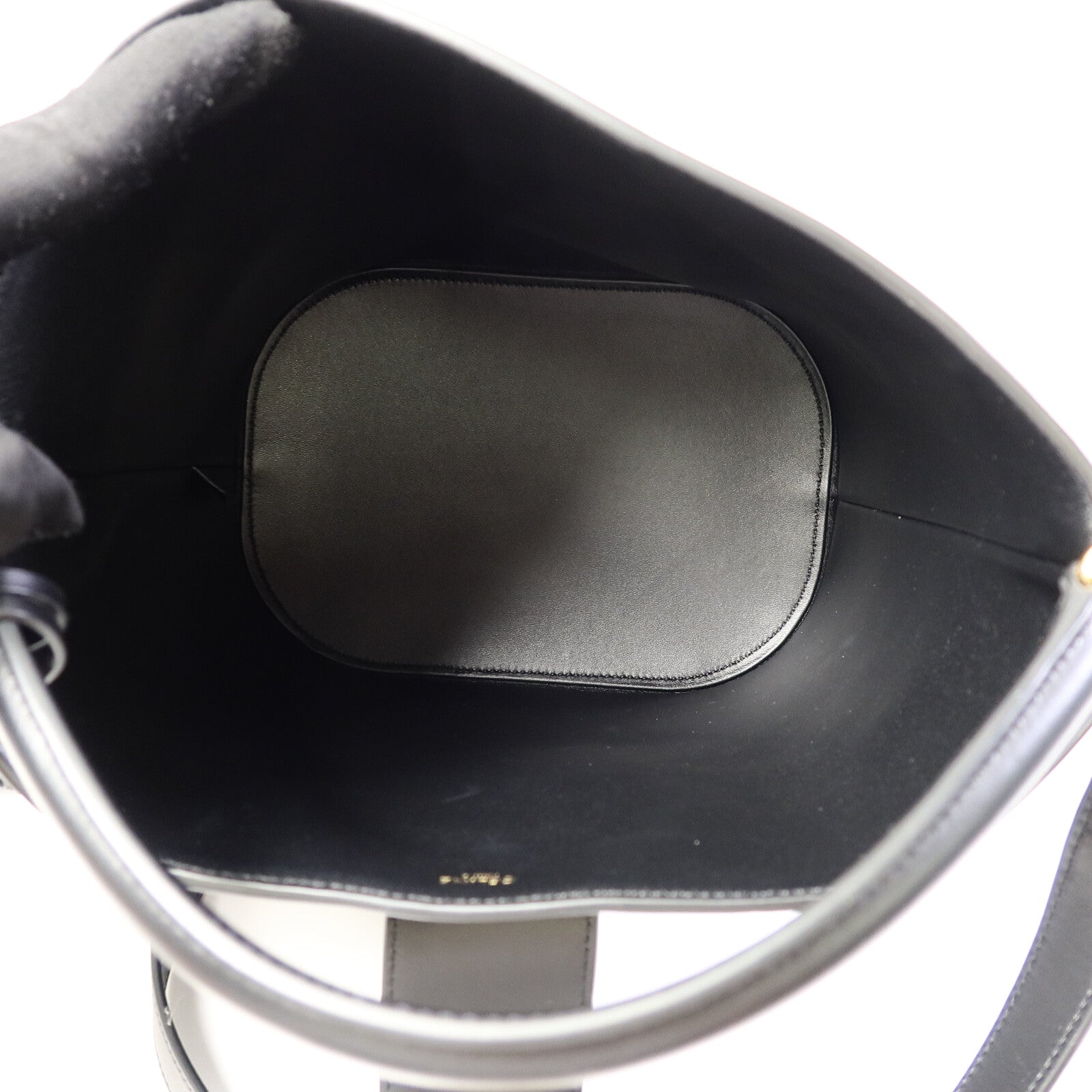 CELINE 牛皮皮革Louise Bucket Medium手挽肩背兩用袋