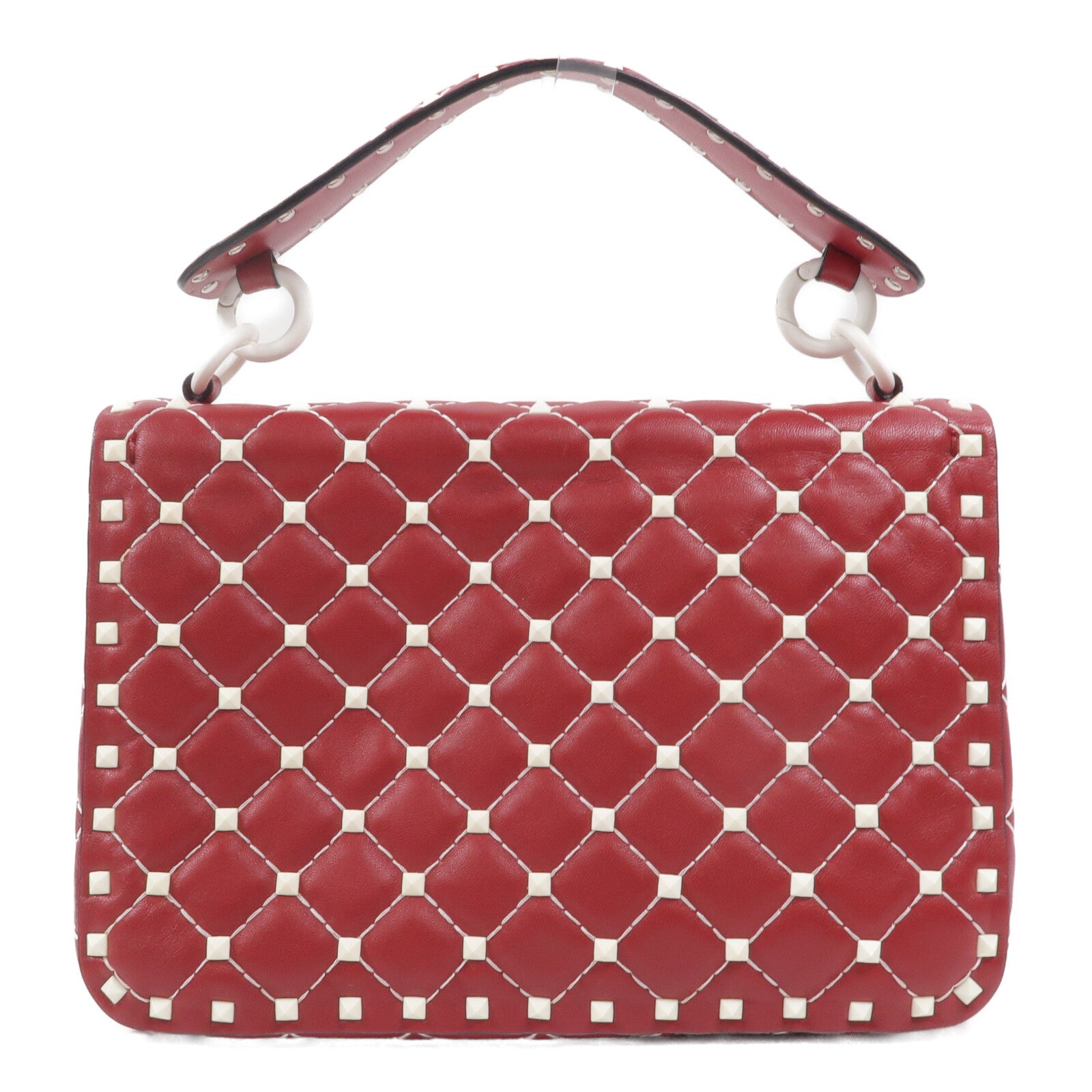 Valentino 牛皮皮革Shoulder Bag鏈帶手挽肩背兩用袋