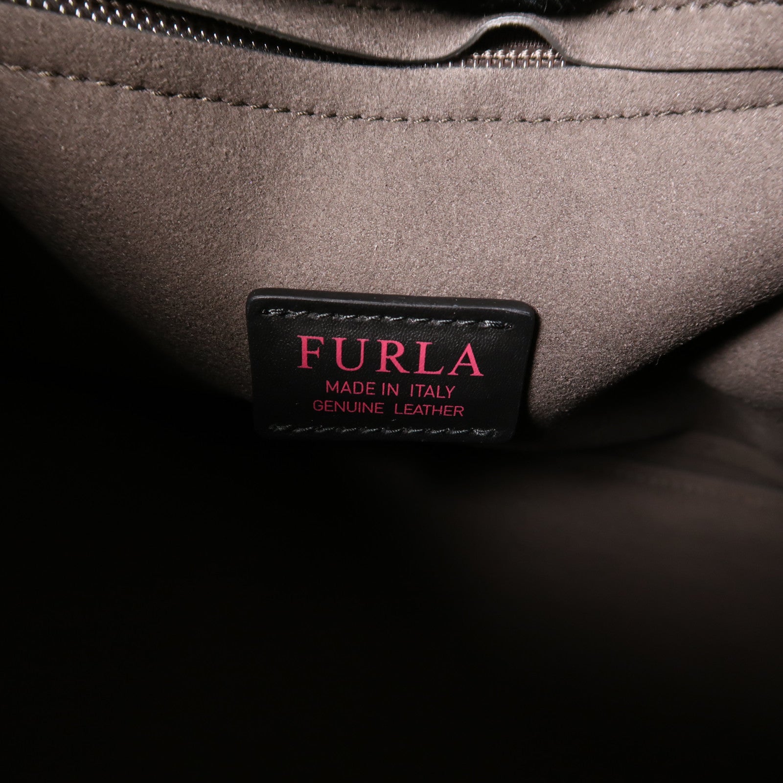 Furla 牛皮皮革2 Way Shoulder金扣手挽肩背兩用袋