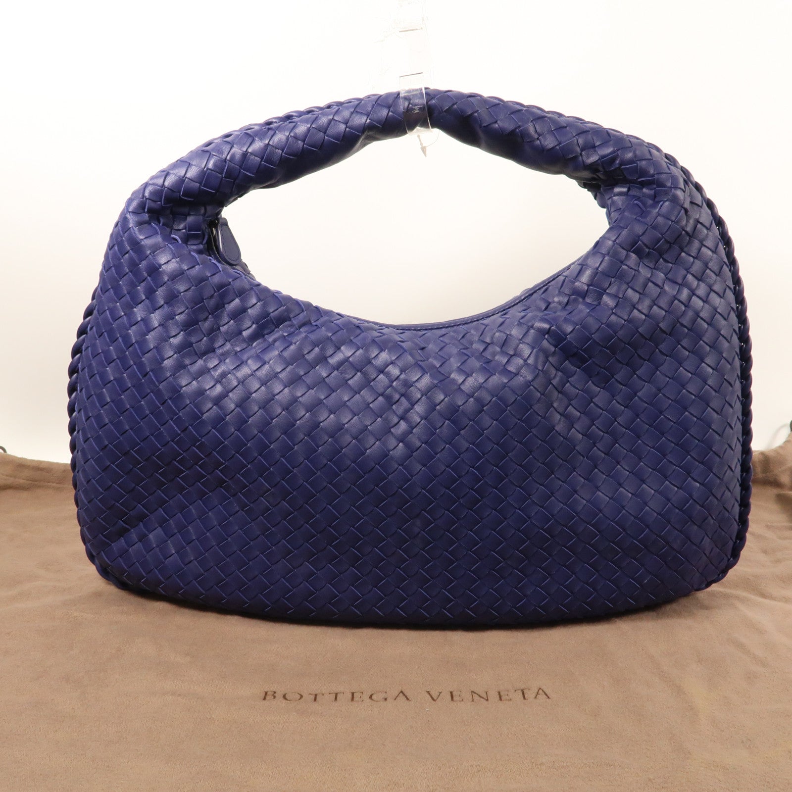 BOTTEGA VENETA 織紋皮革Hobo肩背袋紫色