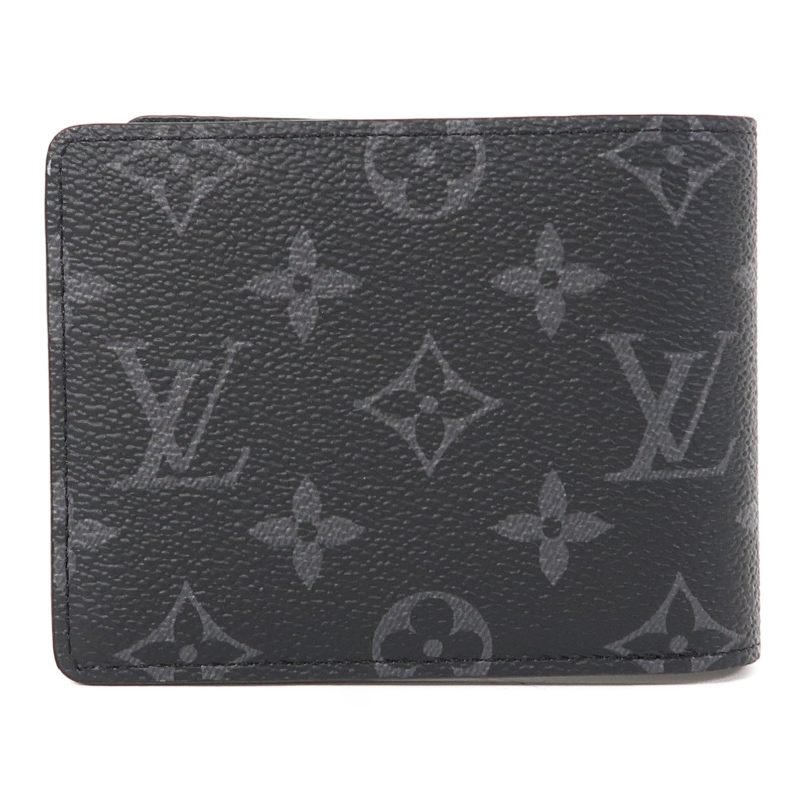 LOUIS VUITTON Monogram Eclipse Multiple Wallet錢包黑色