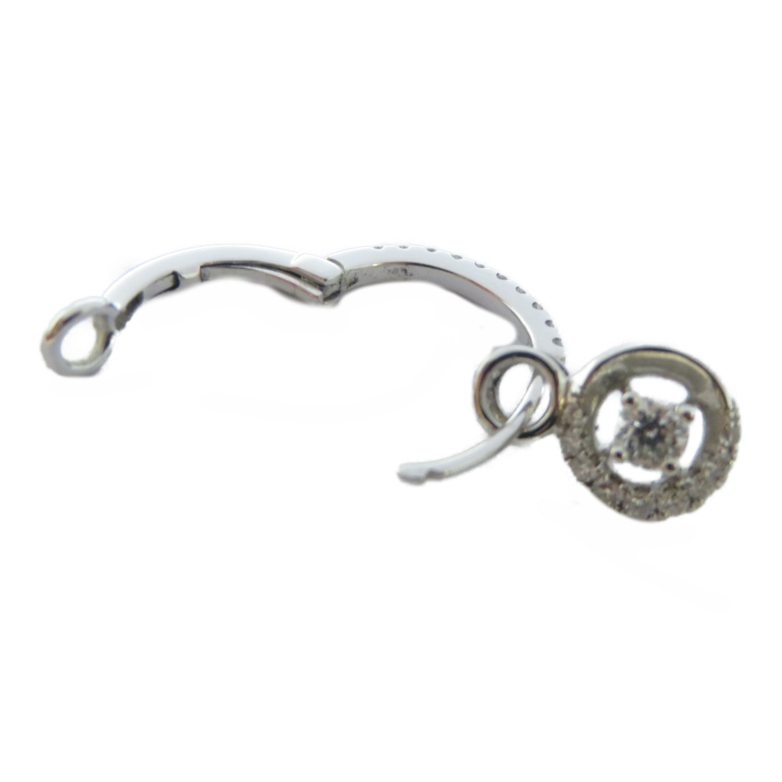 JEWELRY 【激減優惠】18K白金Diamond Ring 0.2ct鑽石/0.24ct鑽石耳環