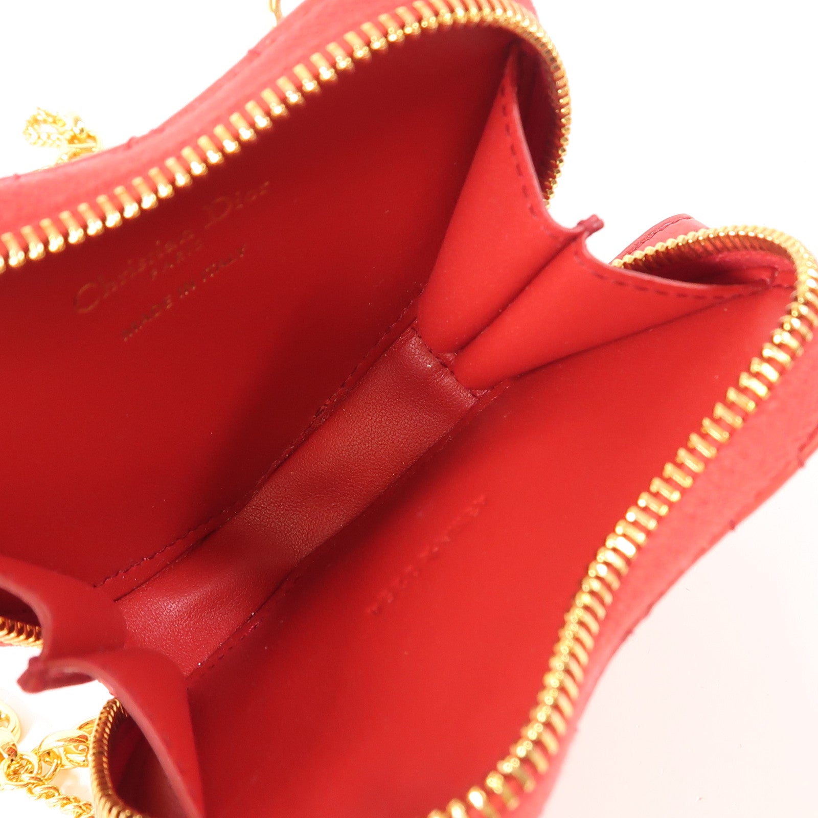 Dior 羊皮皮革Chain Shoulder金扣鏈帶肩背袋