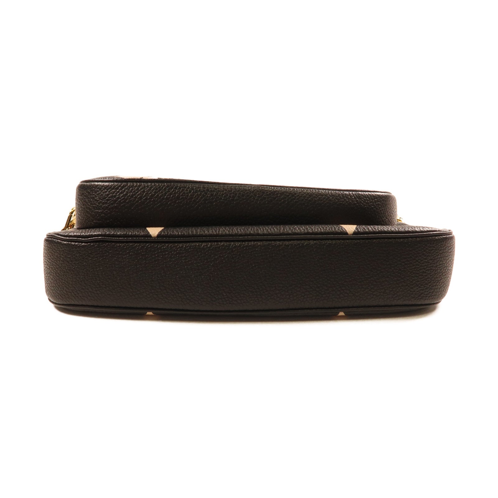 LOUIS VUITTON Monogram Empreinte Multi Pochette Accessoires金扣鏈帶肩背袋黑色