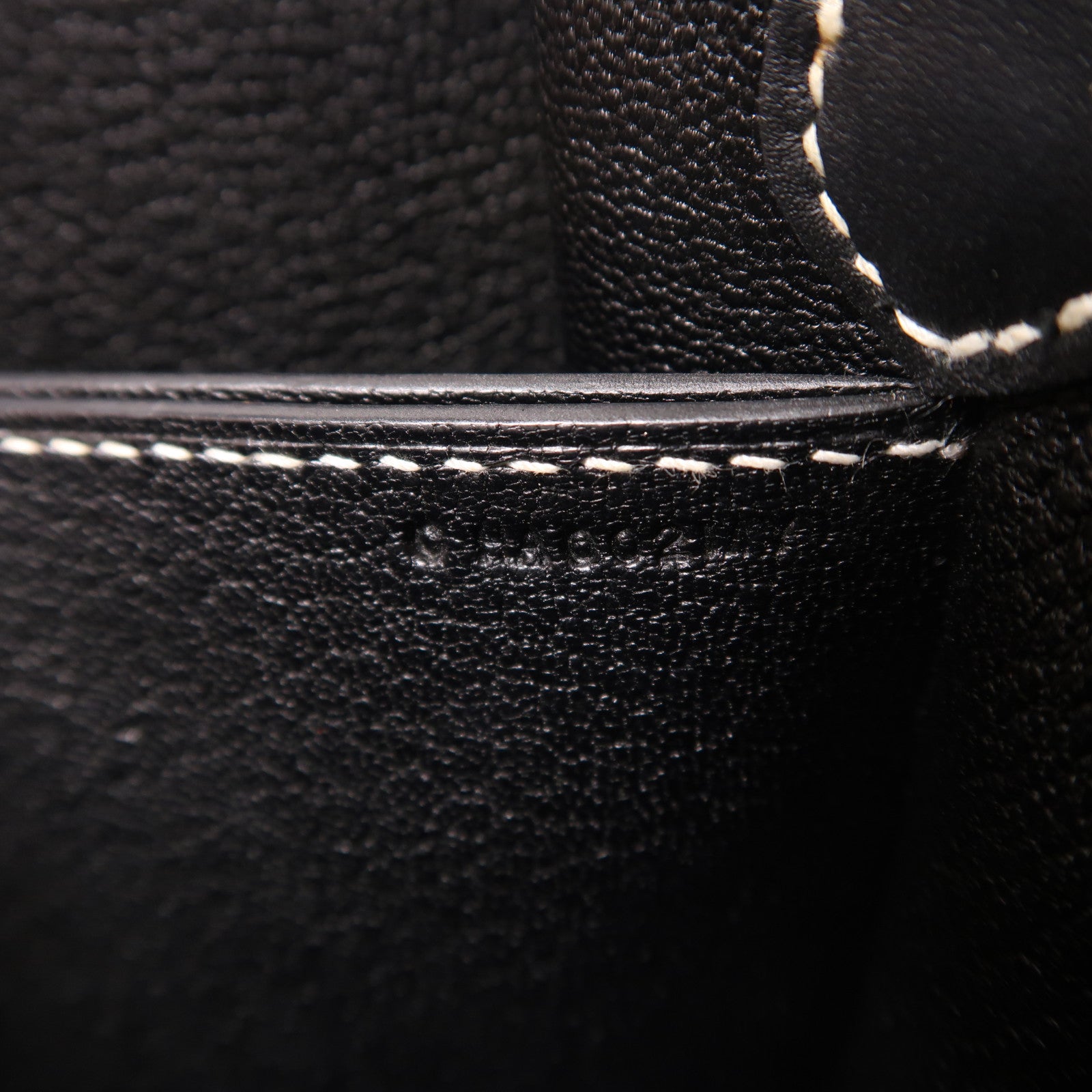 HERMES Evercolor皮革Roulis 23銀扣肩背袋Noir