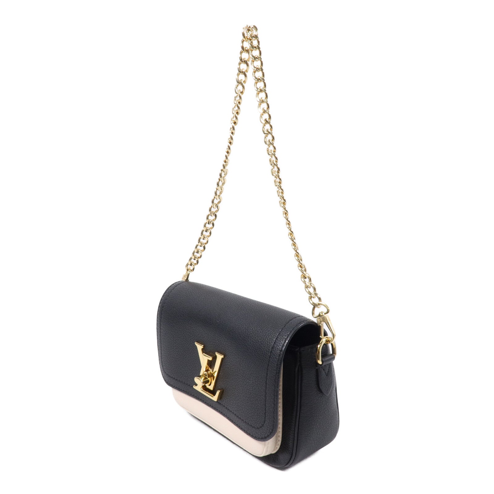 LOUIS VUITTON 牛皮皮革Lockme Tender手挽肩背兩用袋