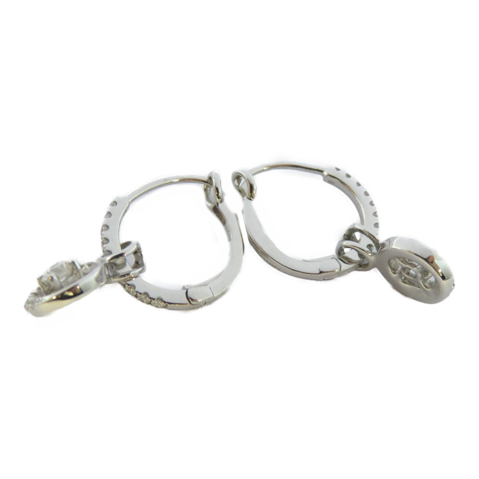 JEWELRY 【激減優惠】18K白金Diamond Ring 0.2ct鑽石/0.24ct鑽石耳環