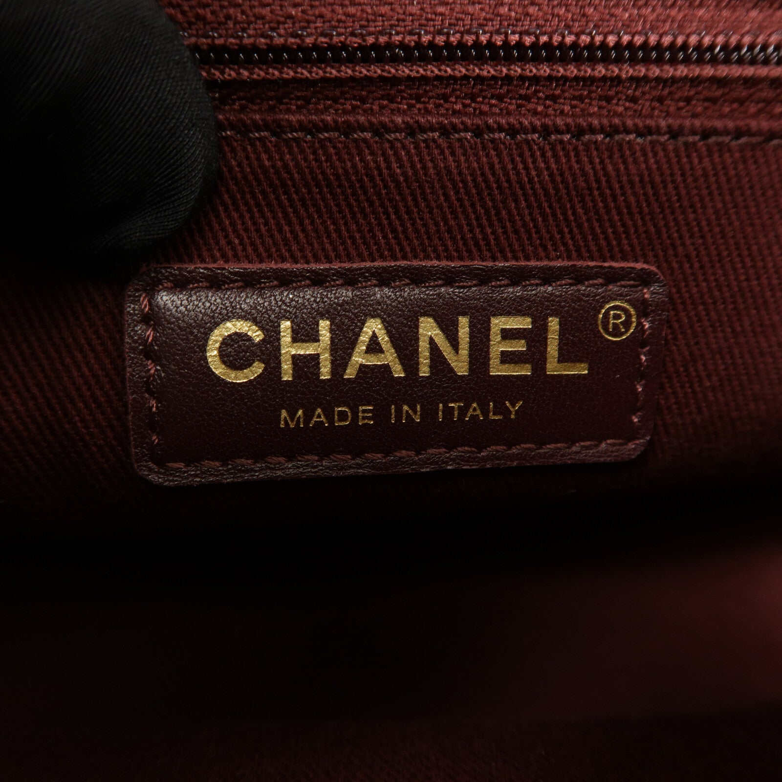 CHANEL 牛皮皮革Business Affinity鏈帶手挽肩背兩用袋