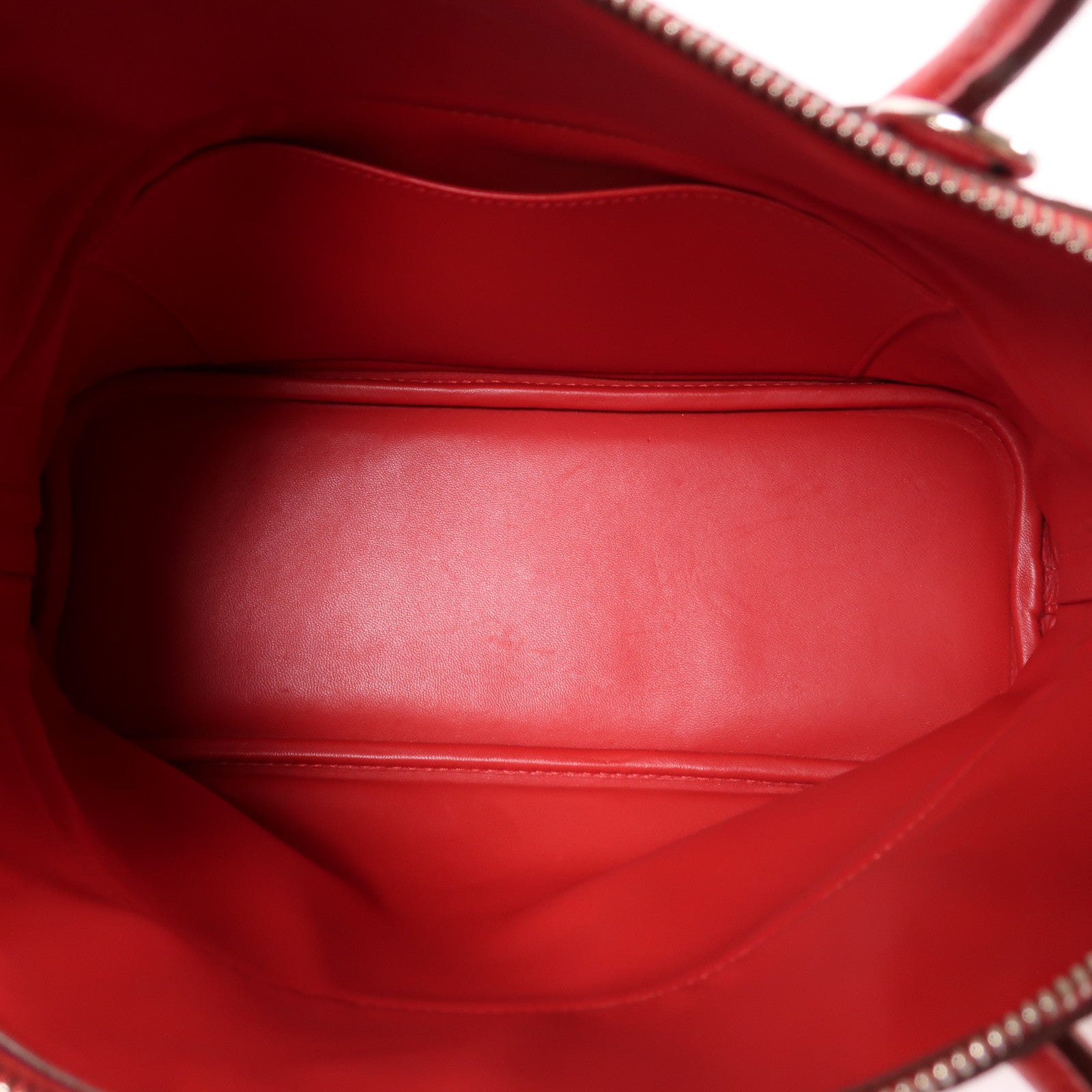 HERMES PHW Bolide 31 2 Way Shoulder Bag Taurillon Clemence Leather Rouge Casaque