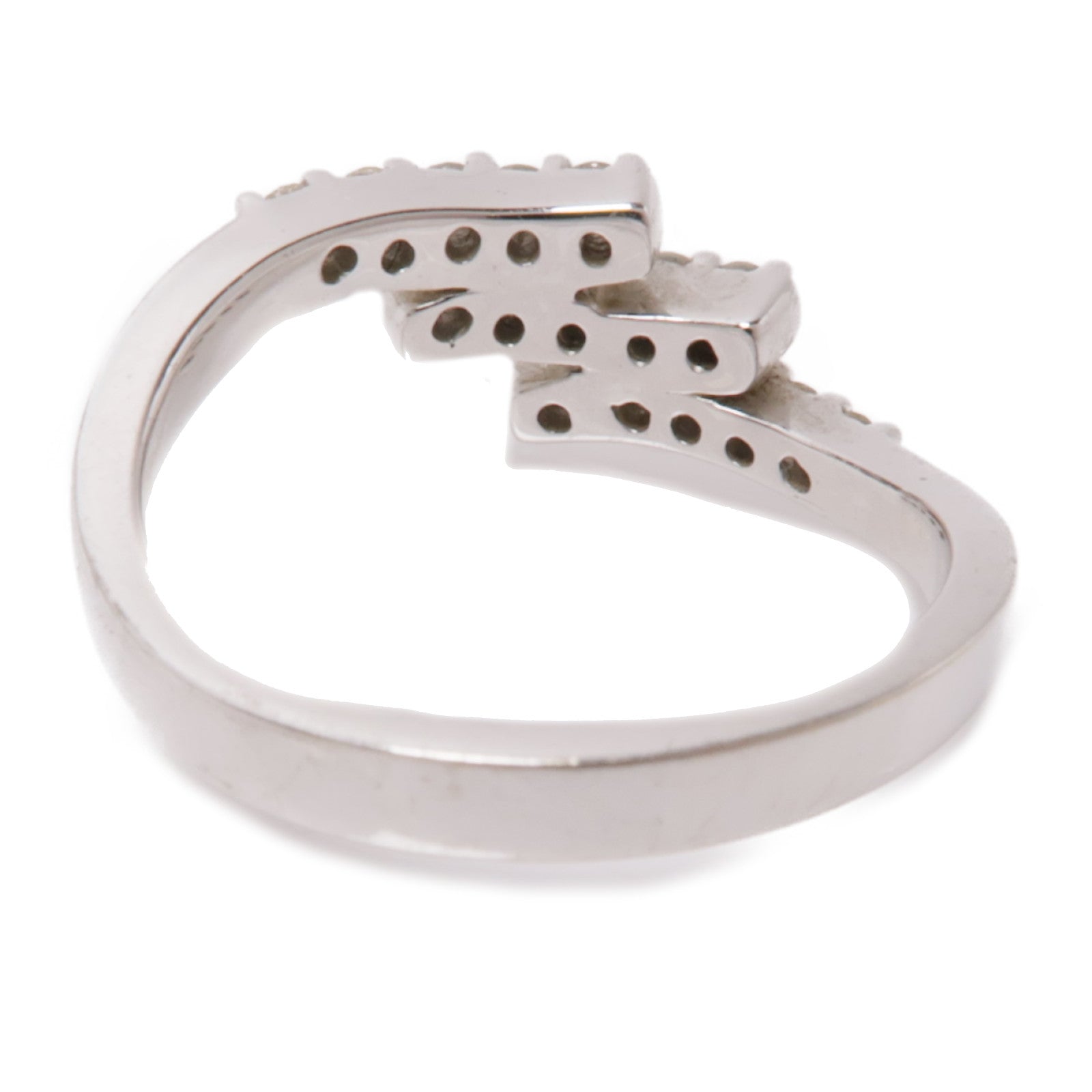 JEWELRY 【激減優惠】18K白金Diamond Ring鑽石戒指US#3.5
