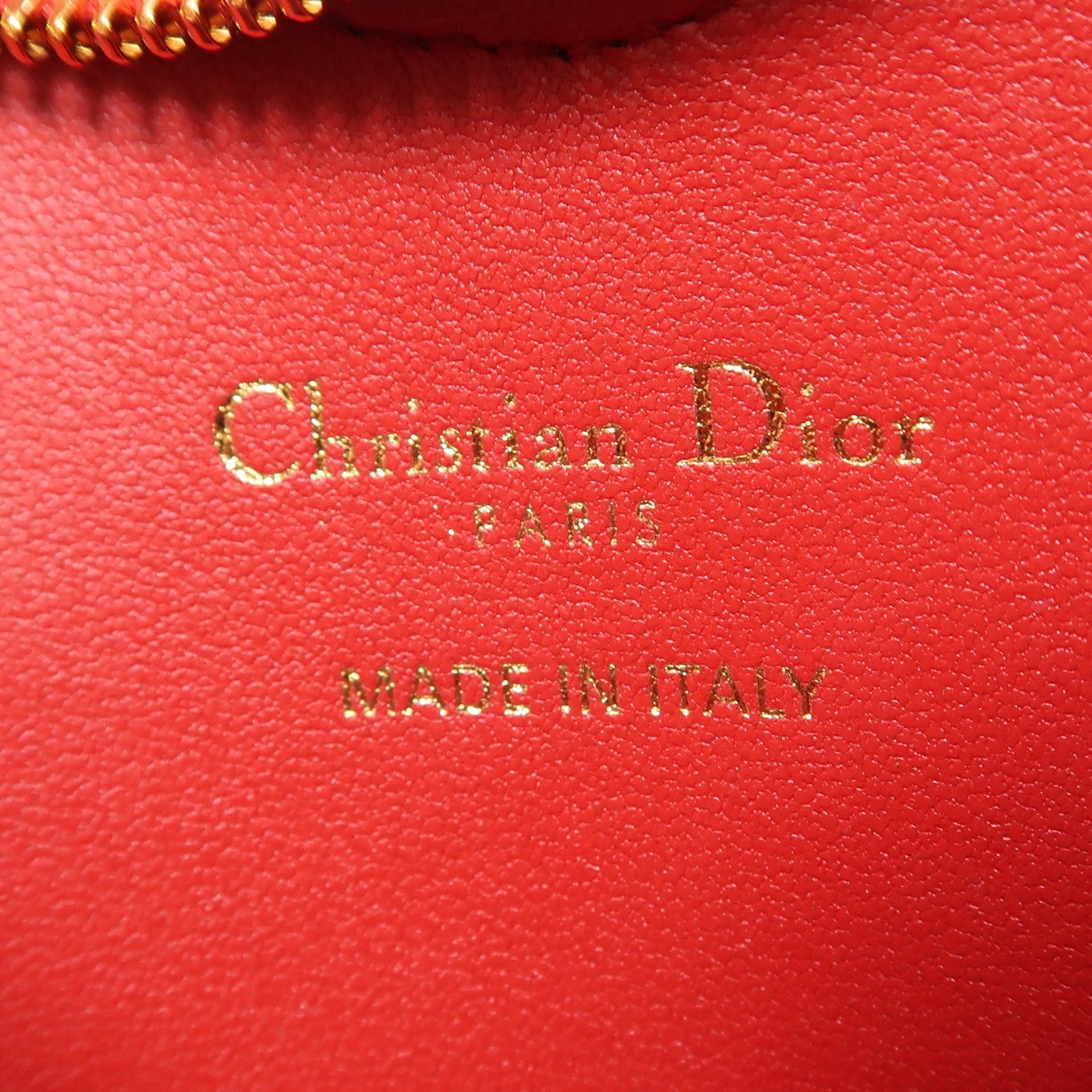 Dior 羊皮皮革Chain Shoulder金扣鏈帶肩背袋