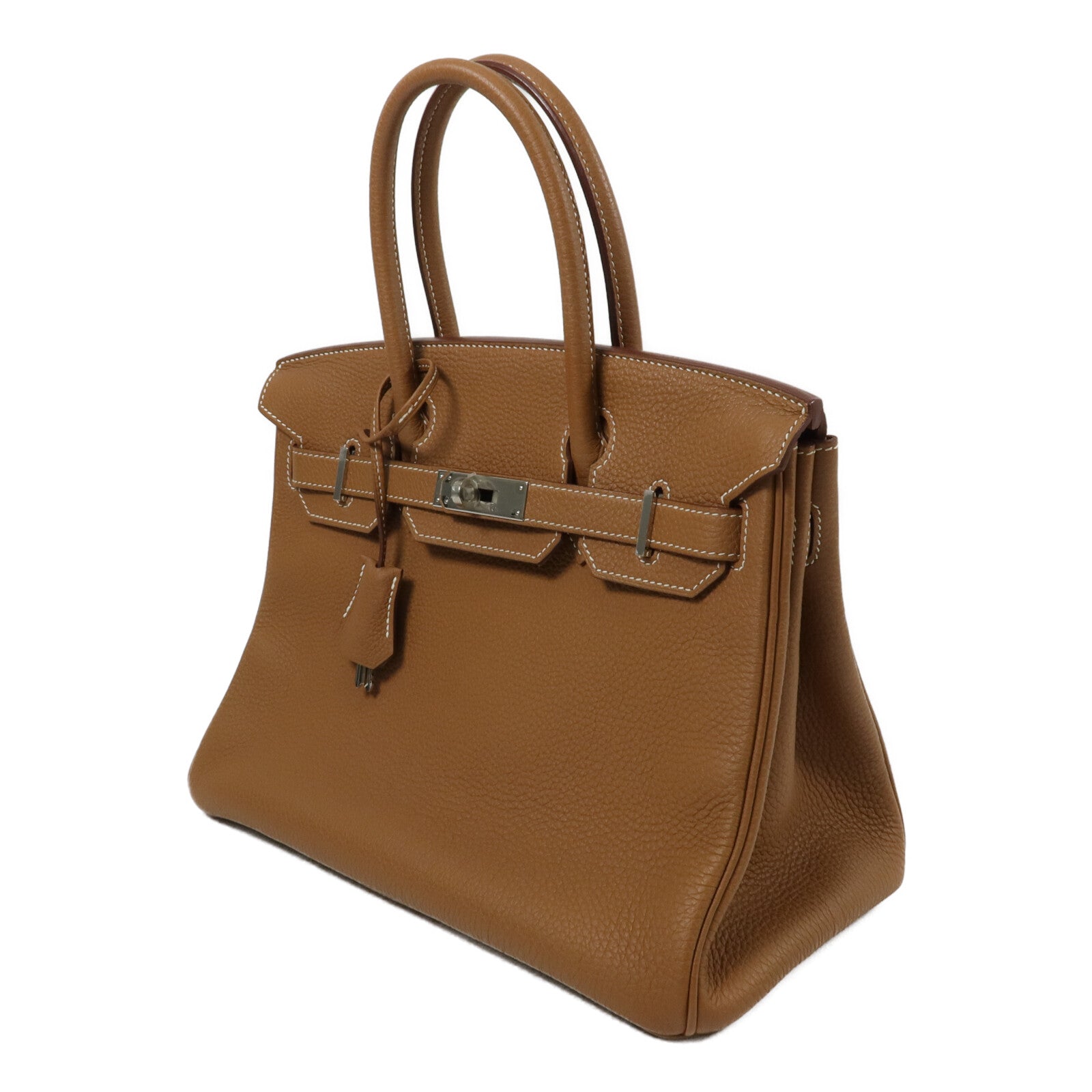 HERMES Togo皮革Birkin 30手挽袋Gold
