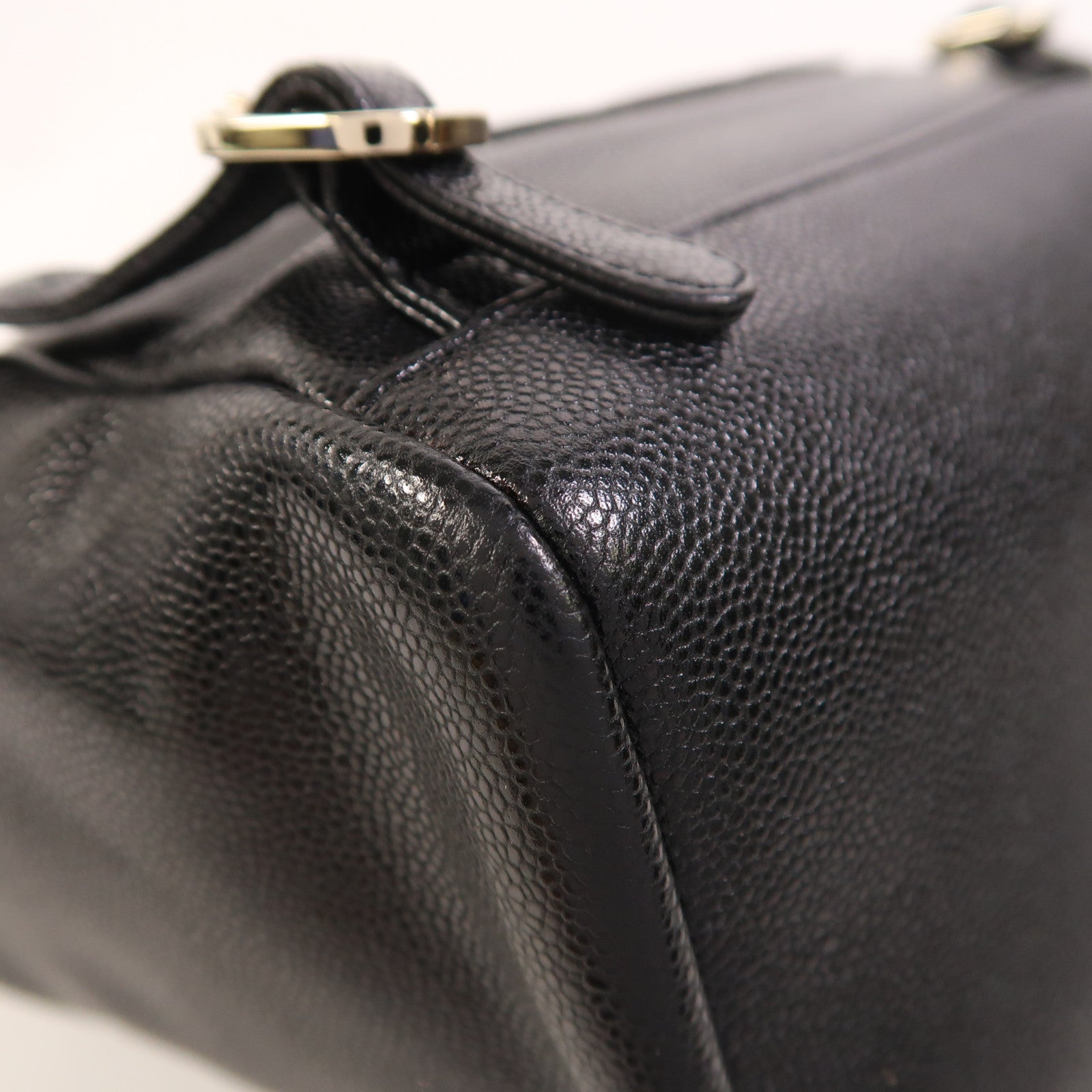 CHANEL 牛皮皮革Affinity Backpack金扣背包