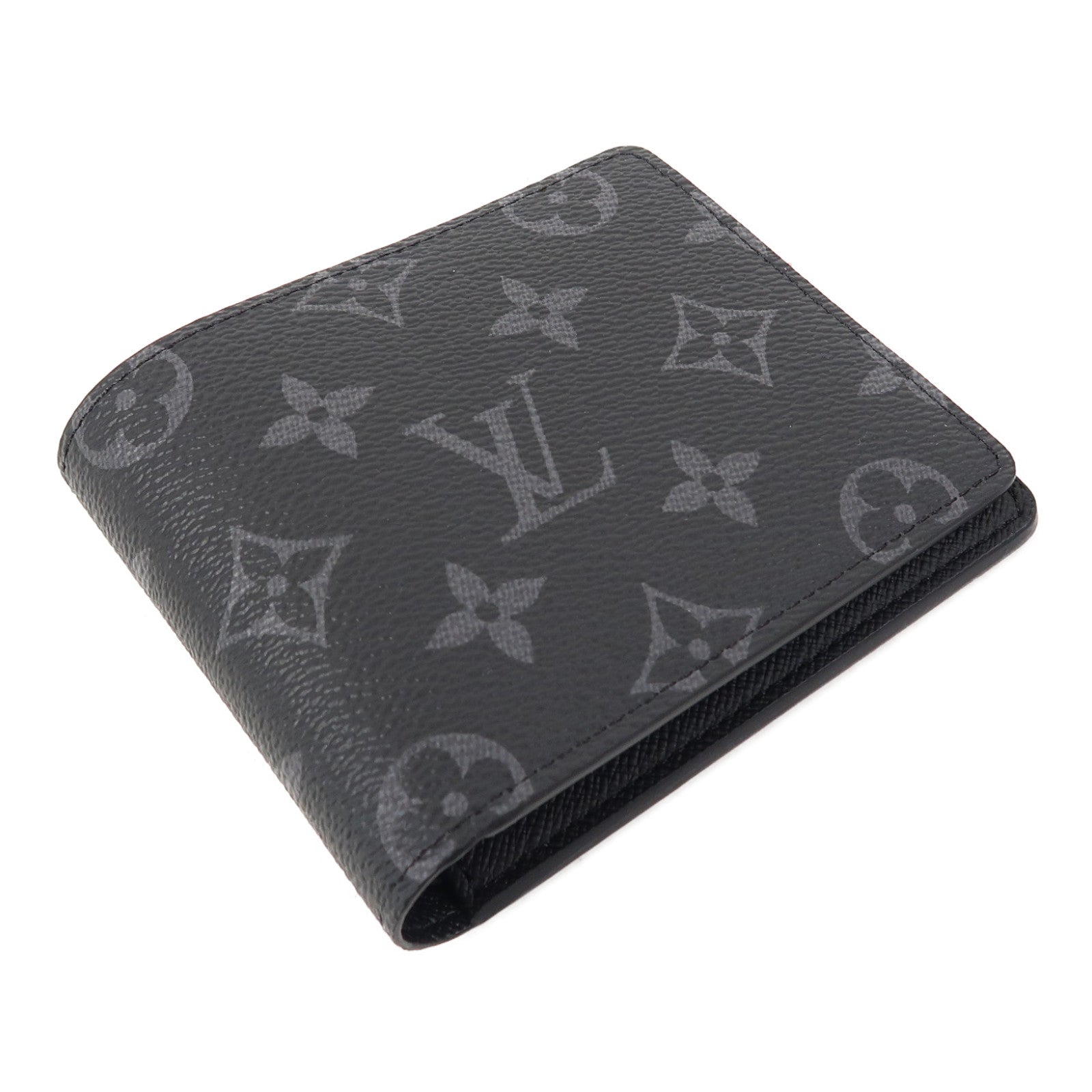LOUIS VUITTON Monogram Eclipse Multiple Wallet錢包黑色