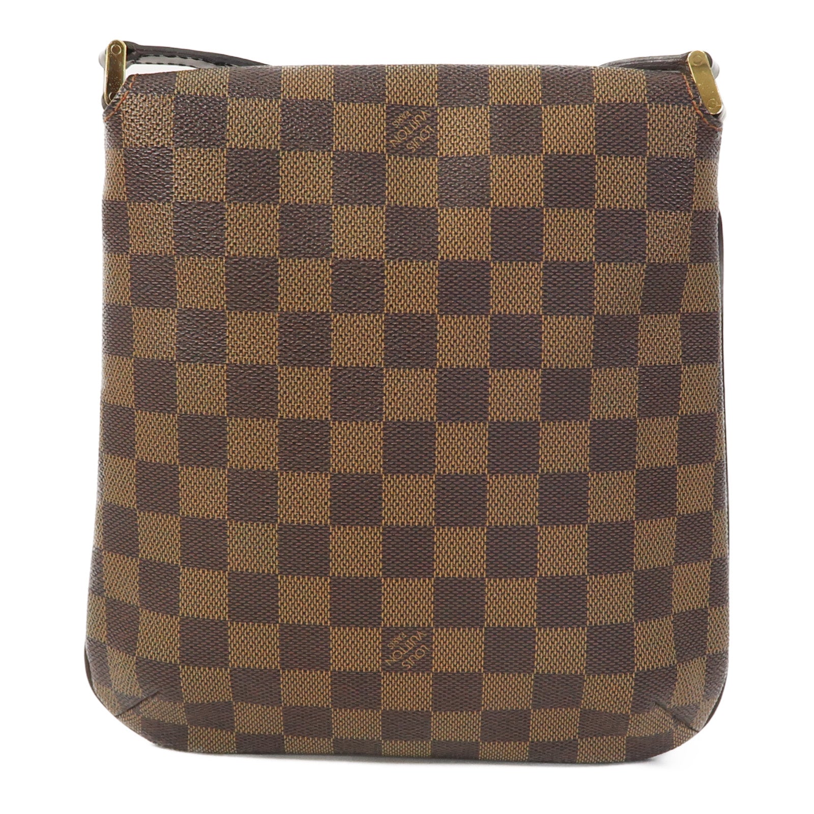 LOUIS VUITTON Damier Musette Salsa Long金扣肩背袋啡色