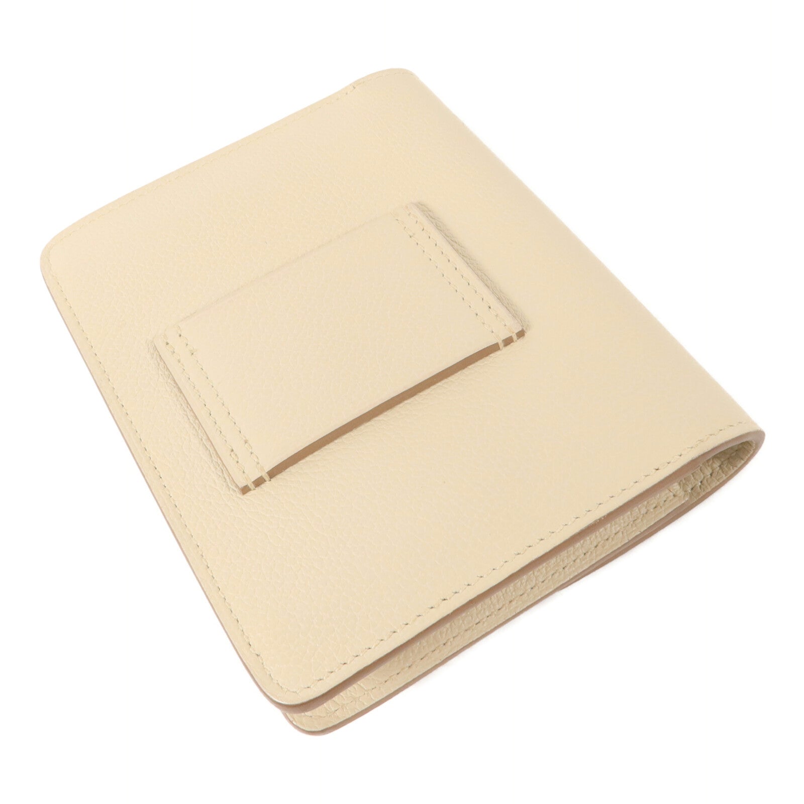 HERMES Evercolor皮革Roulis Slim錢包Nata