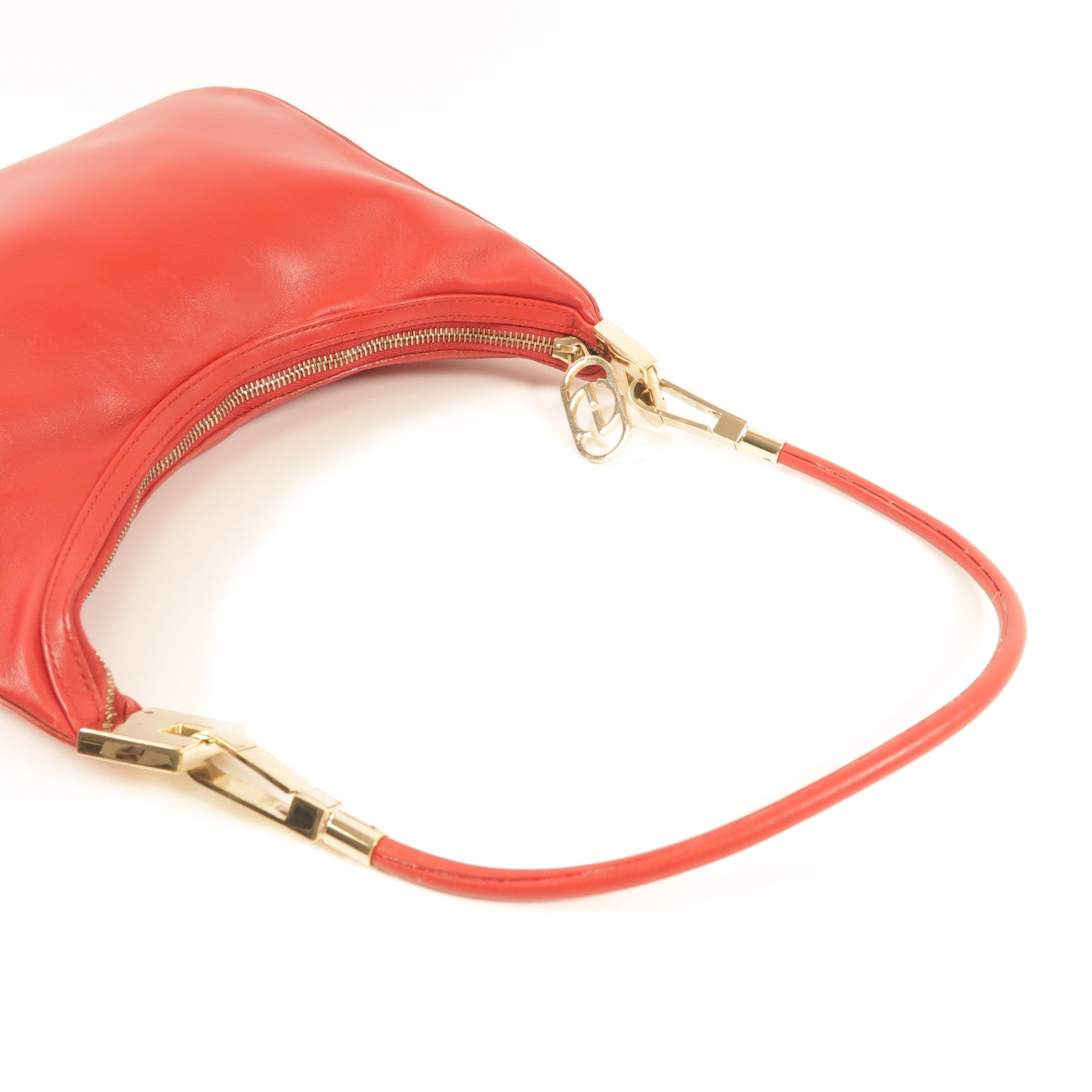 GUCCI 【激減優惠】牛皮皮革Shoulder Bag金扣肩背袋