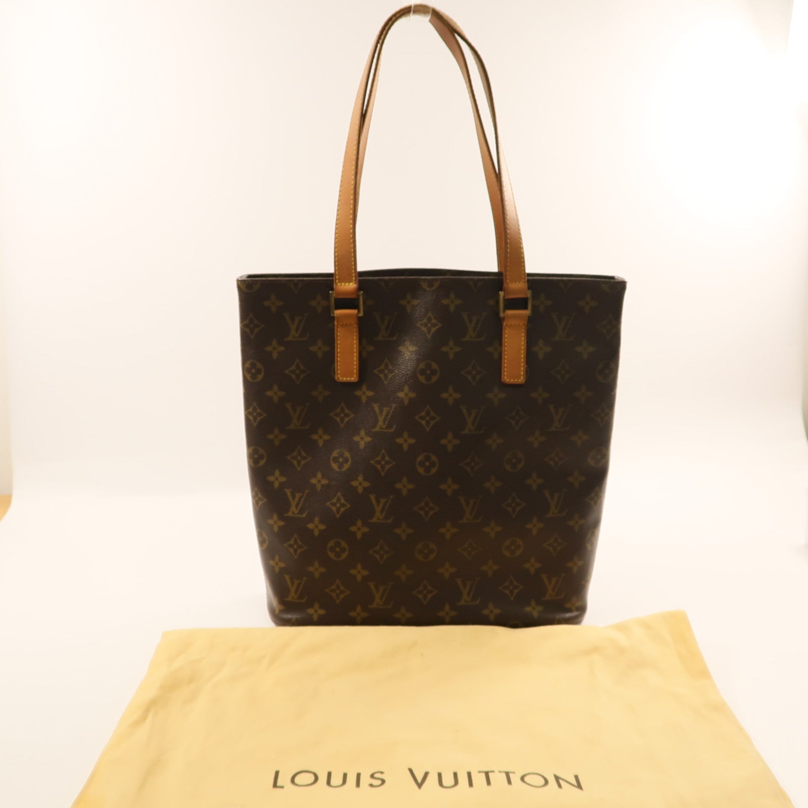 LOUIS VUITTON Monogram Vavin GM金扣肩背袋/手挽袋啡色