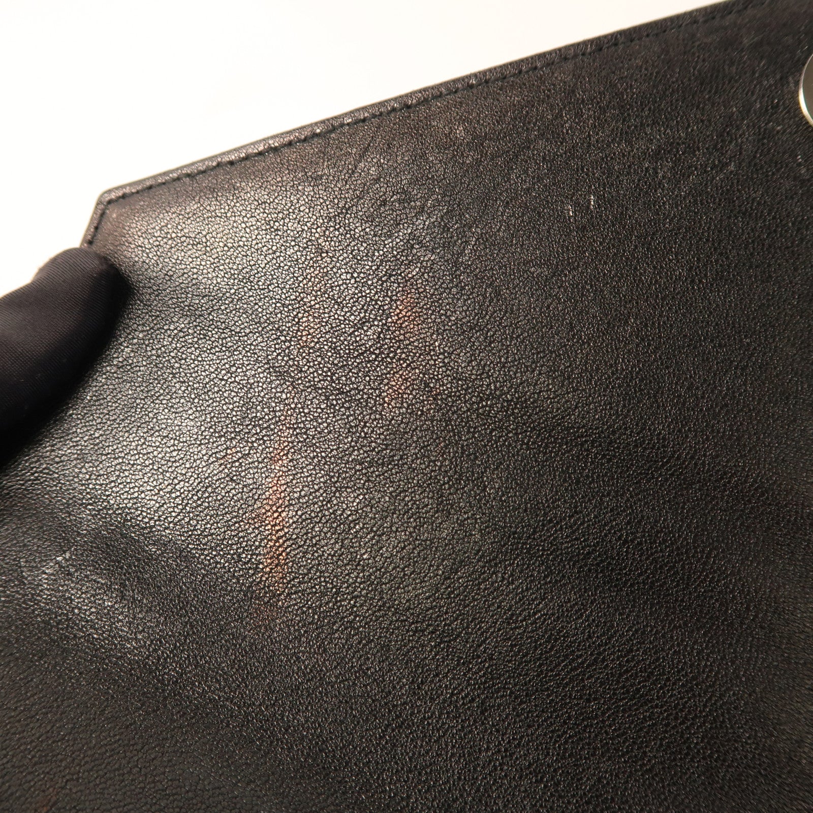 YVES SAINT LAURENT 皮革College Medium銀扣手挽肩背兩用袋